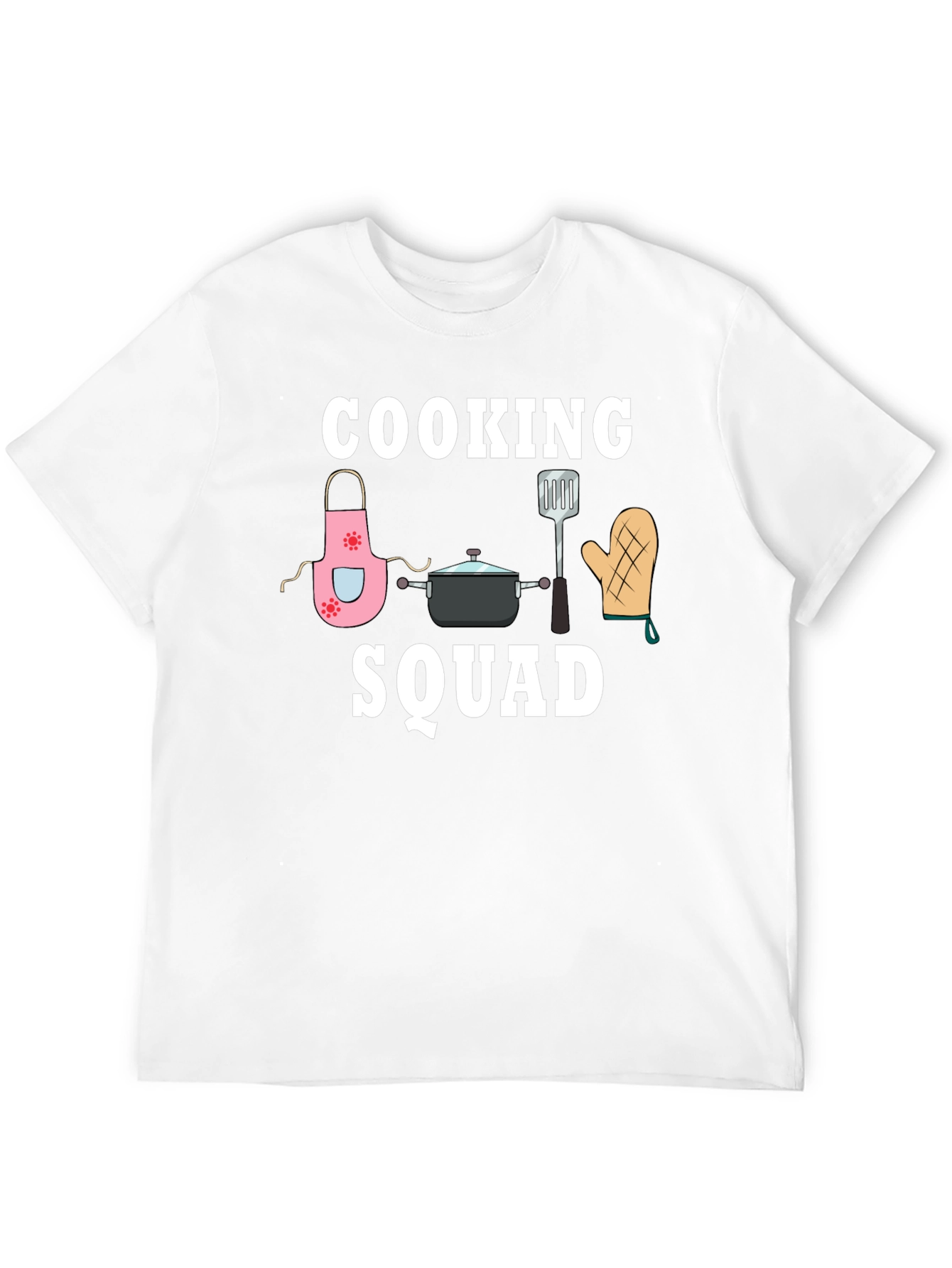 Black Cooking Squad Graphic Tee - Chef Team T-Shirt view 12