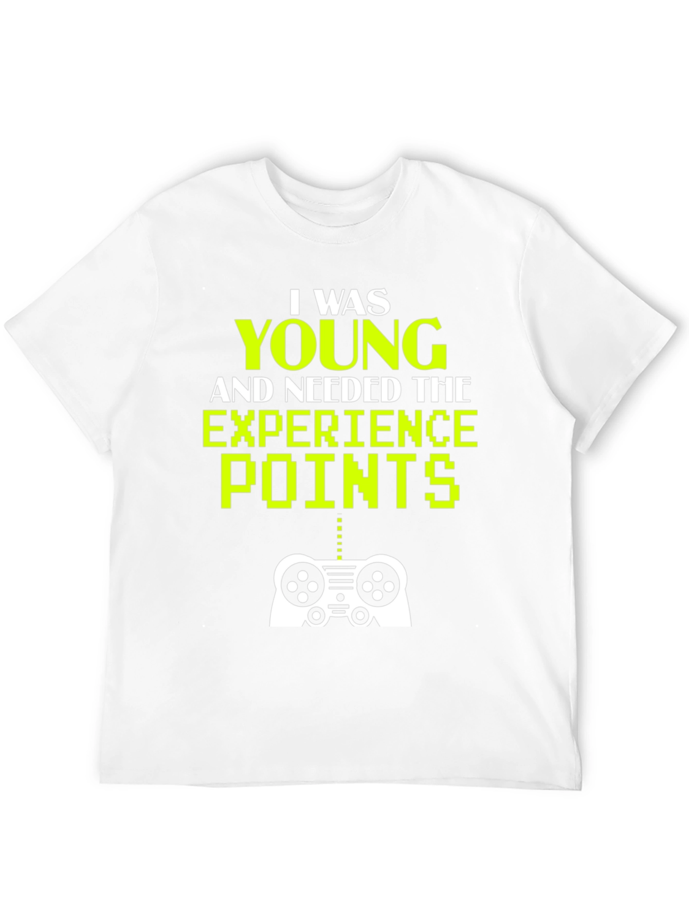 Black Gaming T-Shirt - I Was Young and Needed XP view 12