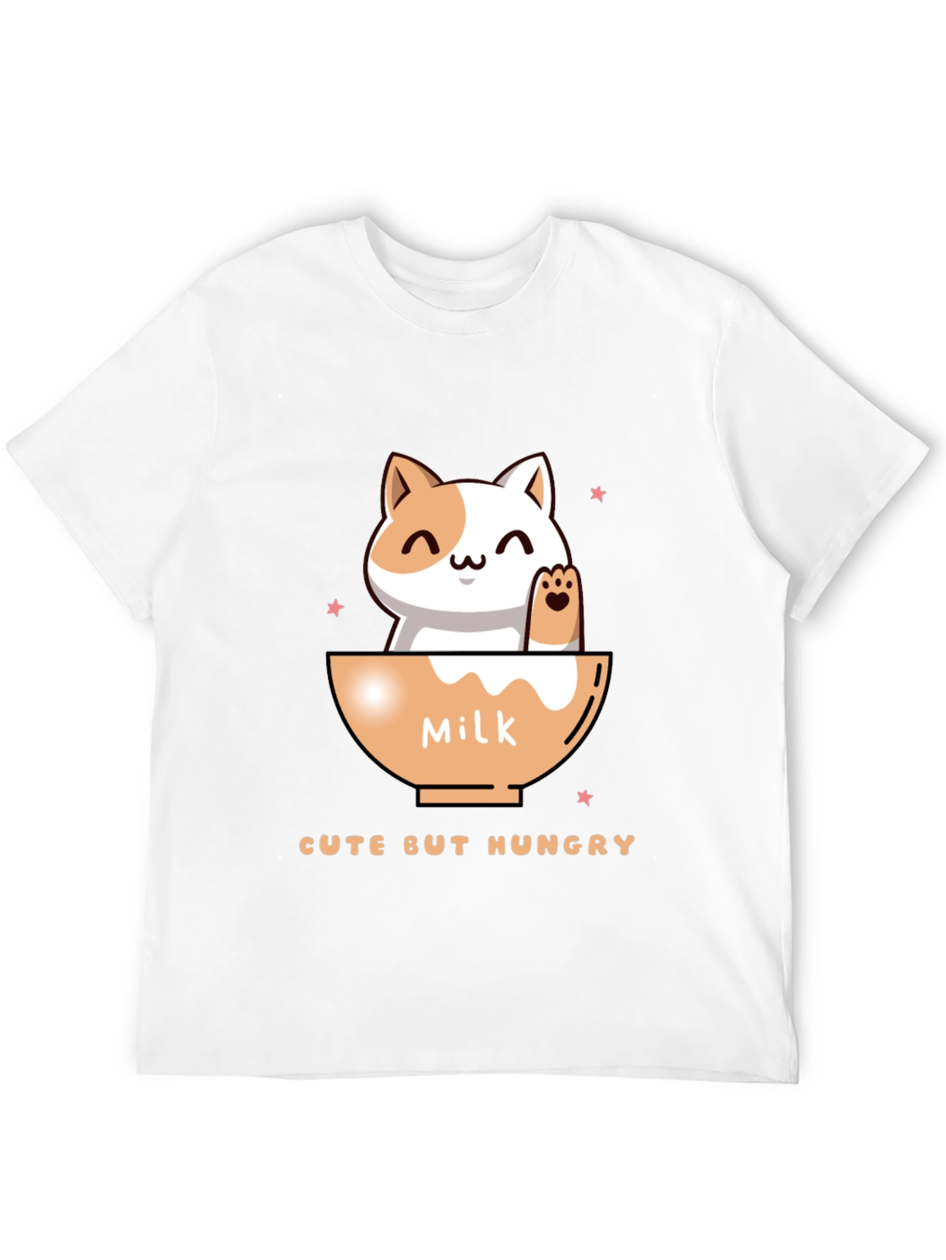 Black Cute But Hungry Cat Graphic Tee view 12