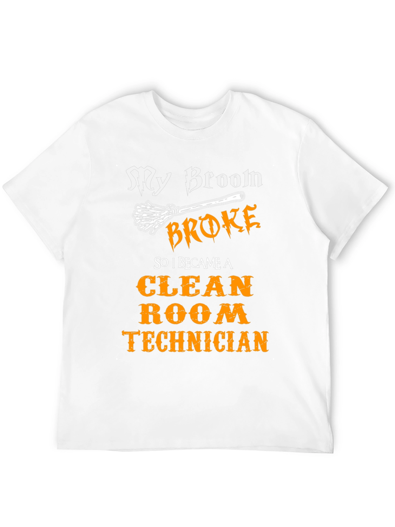 Black Funny Clean Room Technician T-Shirt view 12