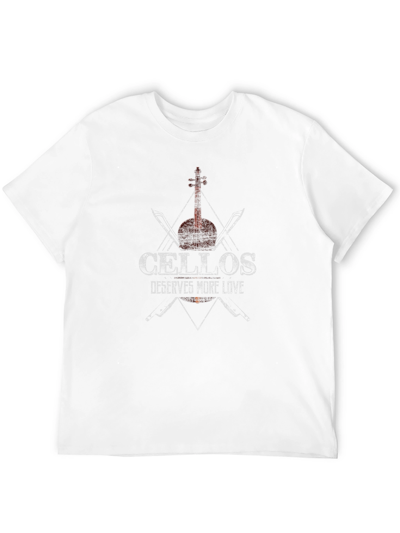 Black Cellos Deserve More Love T-Shirt - Music Lover Tee view 12