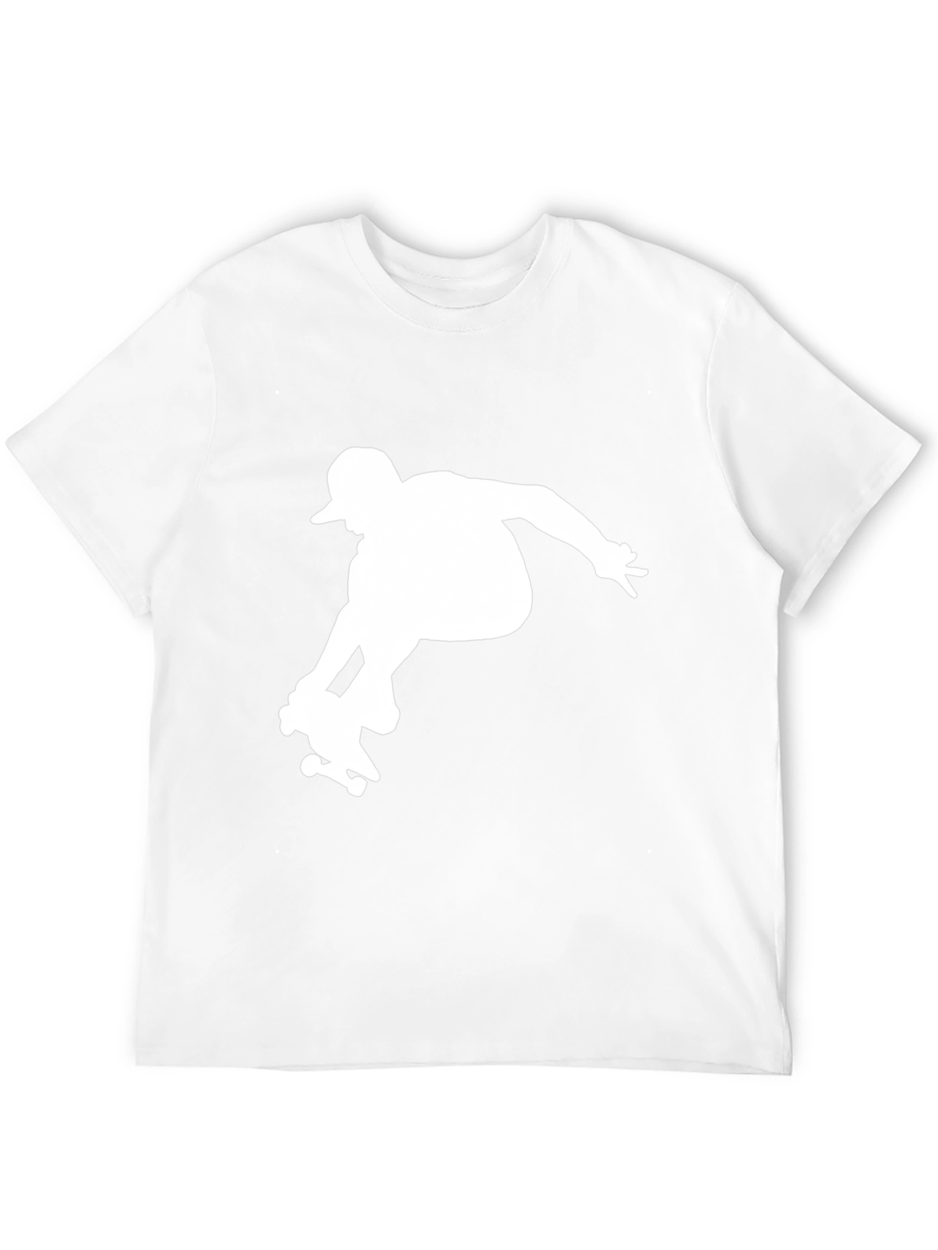 Black Skateboarding Silhouette T-Shirt - Black view 12