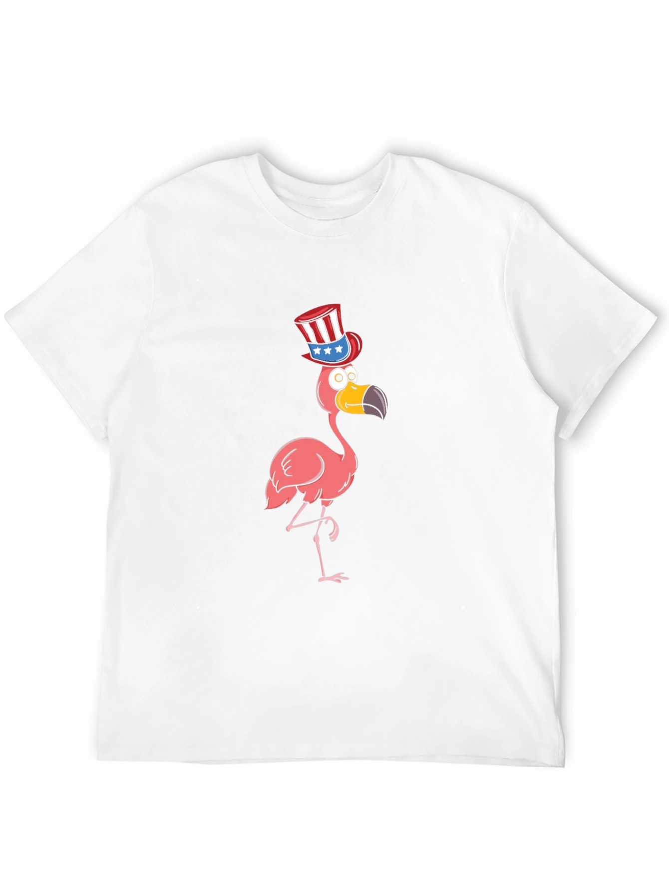 Black Patriotic Flamingo Graphic Tee view 12