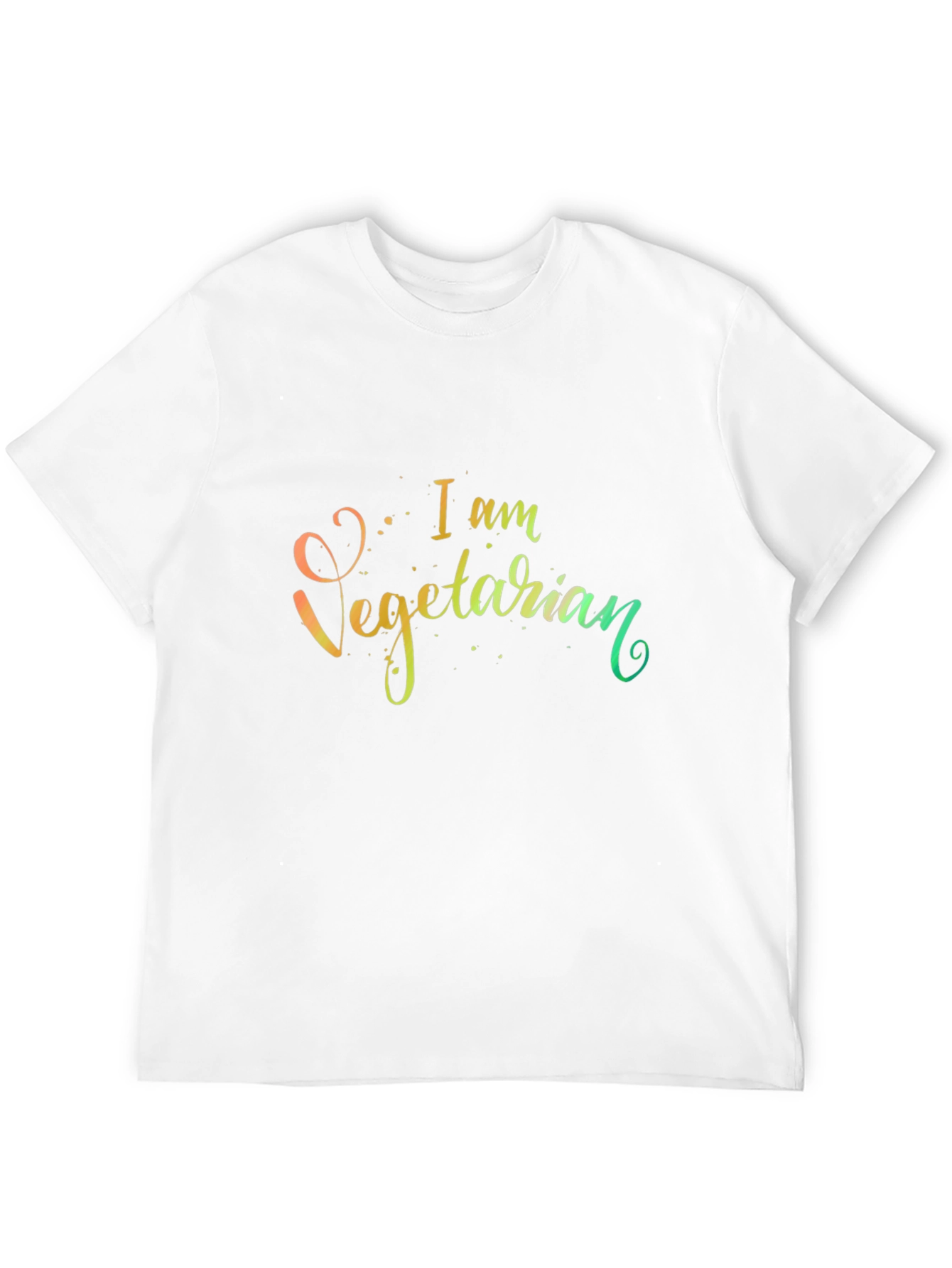 Black I am Vegetarian Graphic Tee view 12