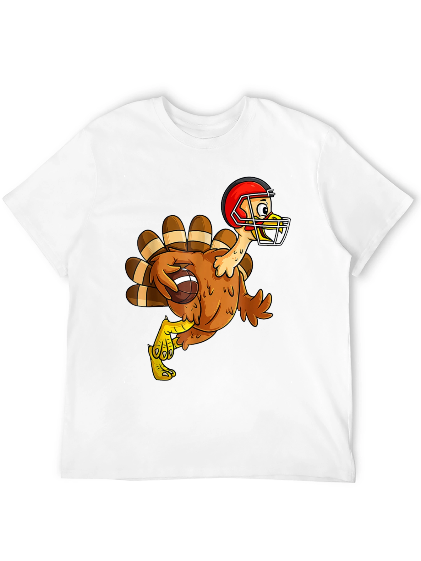 Black Turkey Football T-Shirt view 12