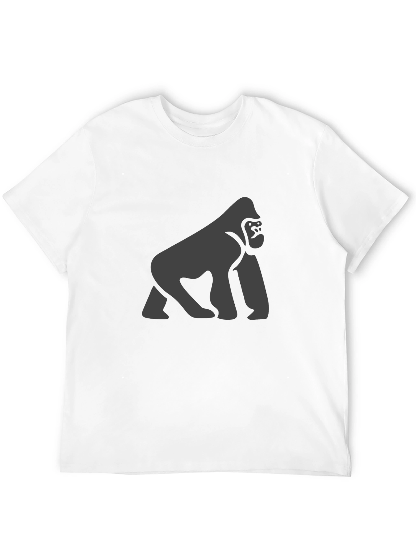 Black Gorilla Graphic Tee - Men's Black T-Shirt view 12