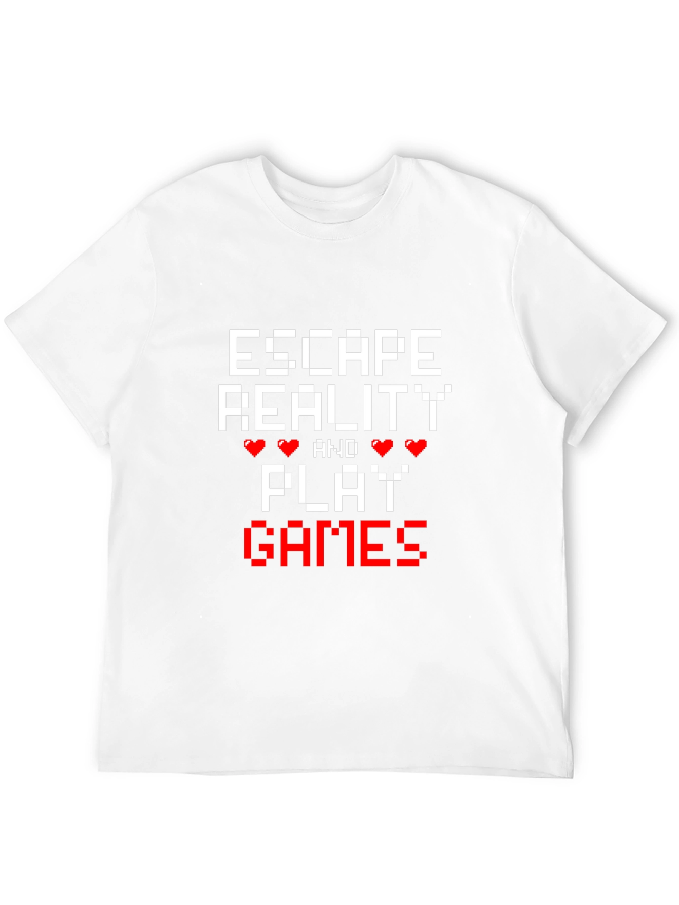 Black Escape Reality T-Shirt - Gamer Pixel Graphic Tee view 12