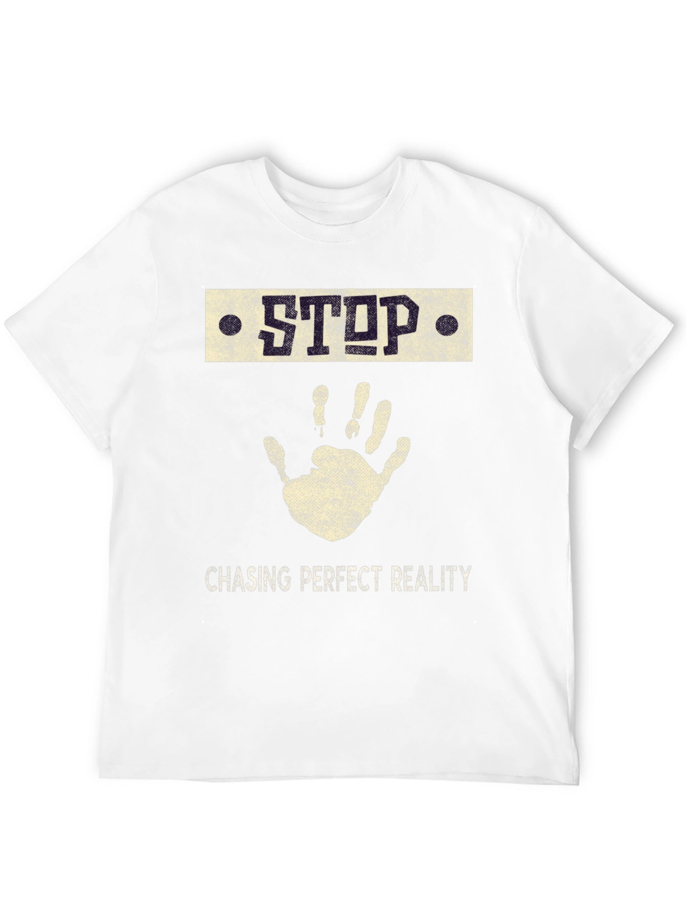 Black Stop Chasing Reality Graphic Tee view 12