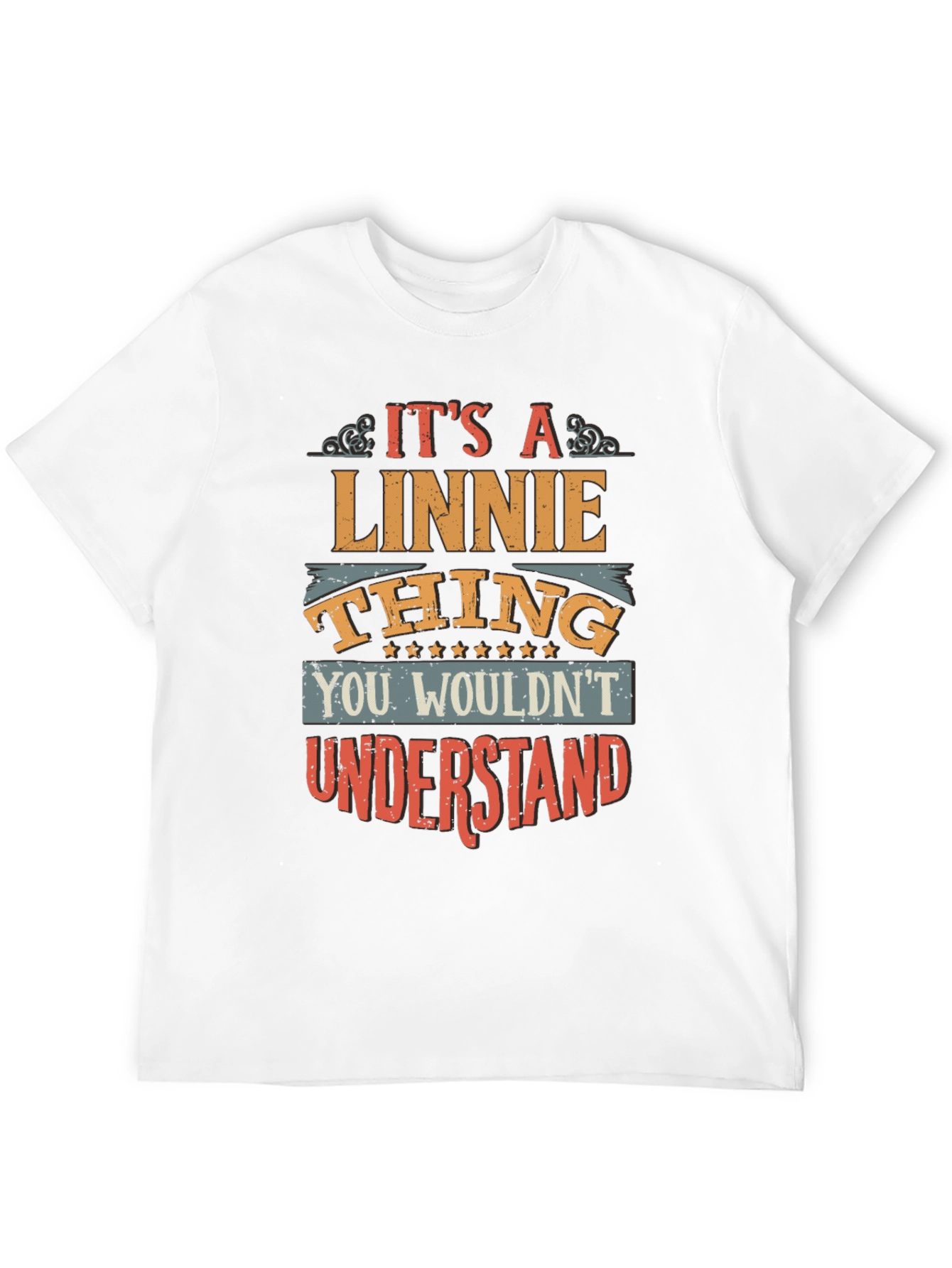 Black Linnie Thing T-Shirt - Unique Gift Idea view 12