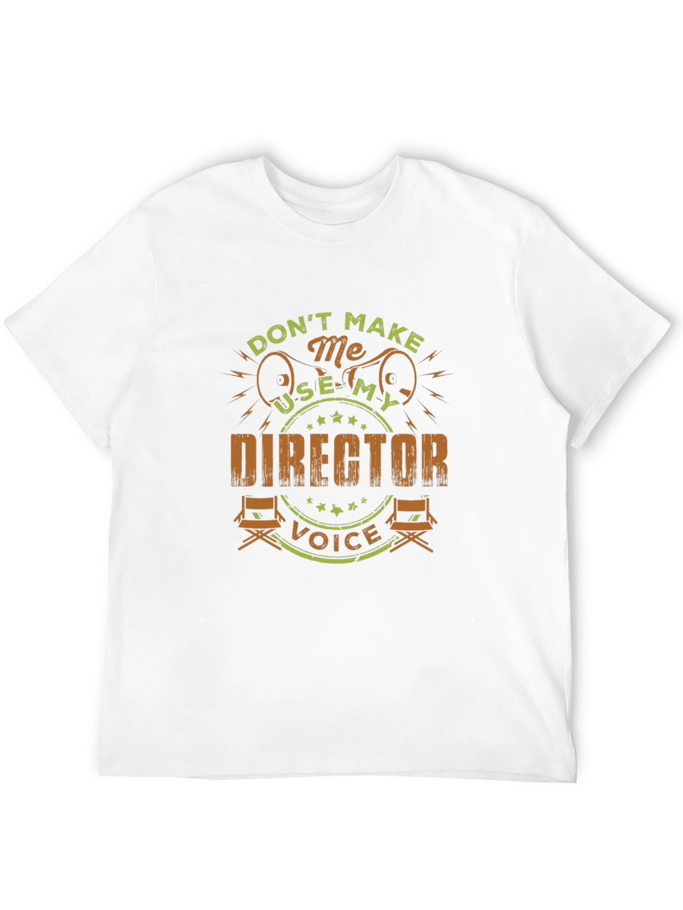 Black Director Voice T-Shirt - Funny Film Crew Gift view 12