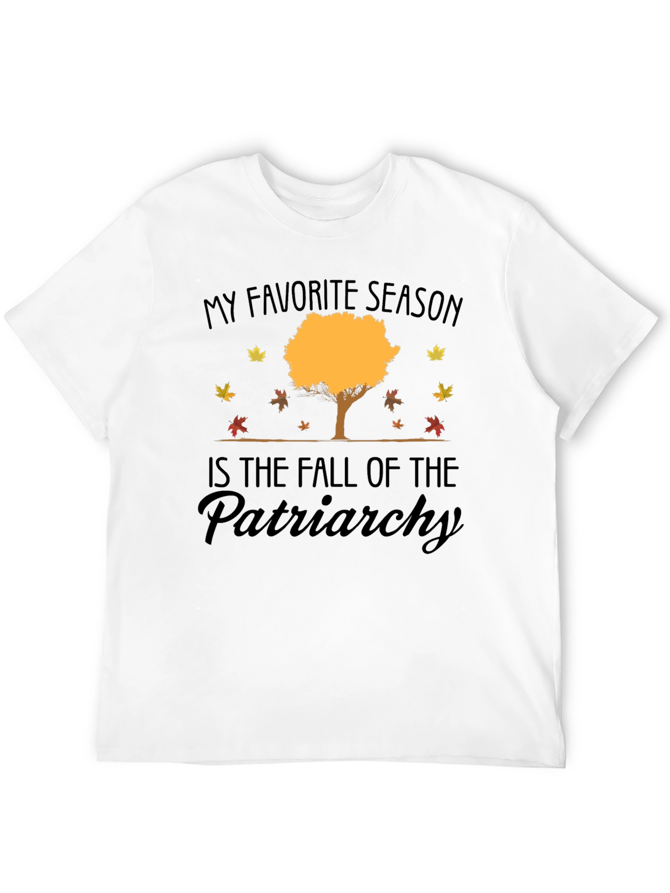 Black Fall of the Patriarchy Tee view 12