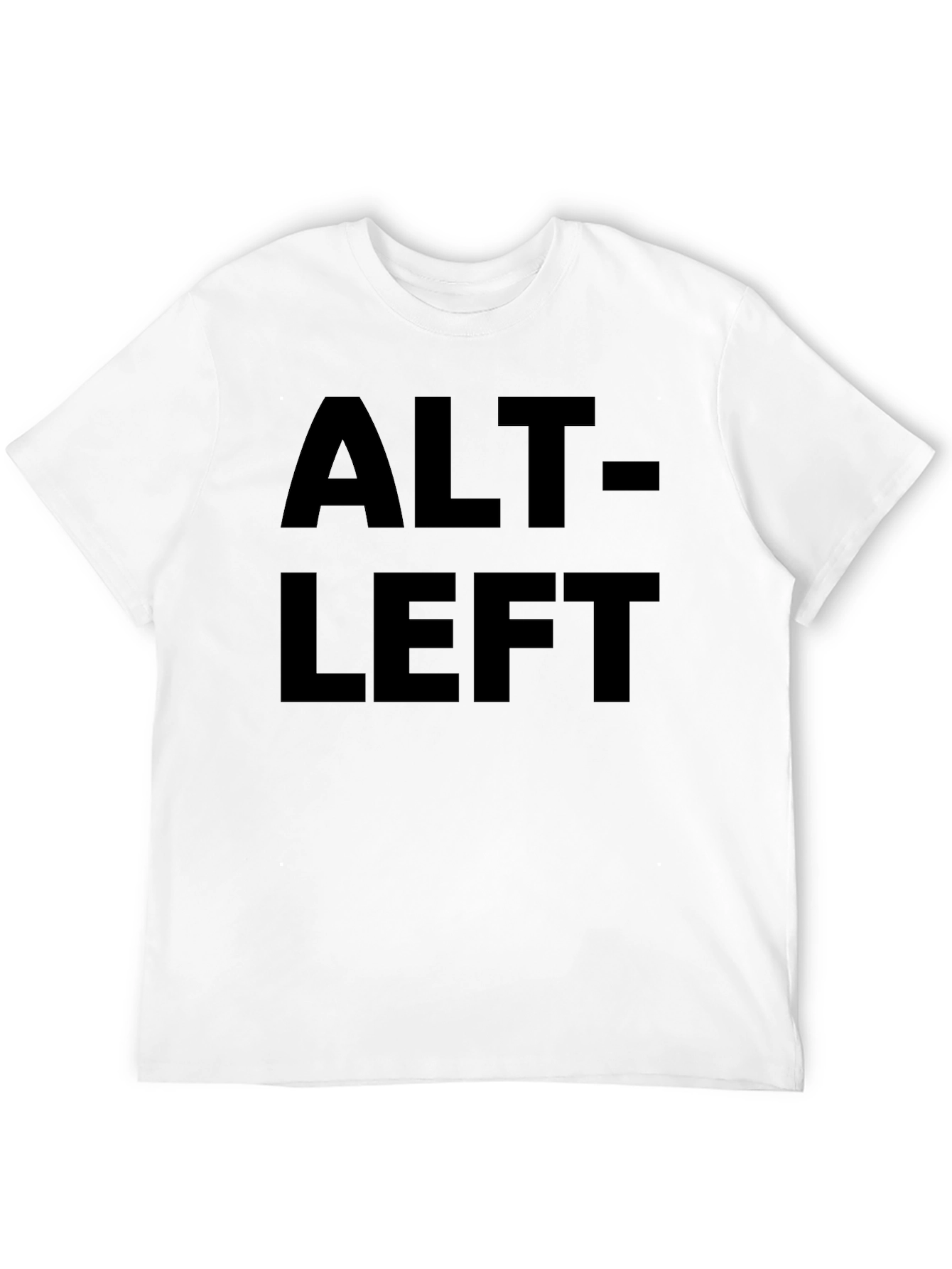 Black Alt-Left Graphic T-Shirt - Bold Statement Tee view 12