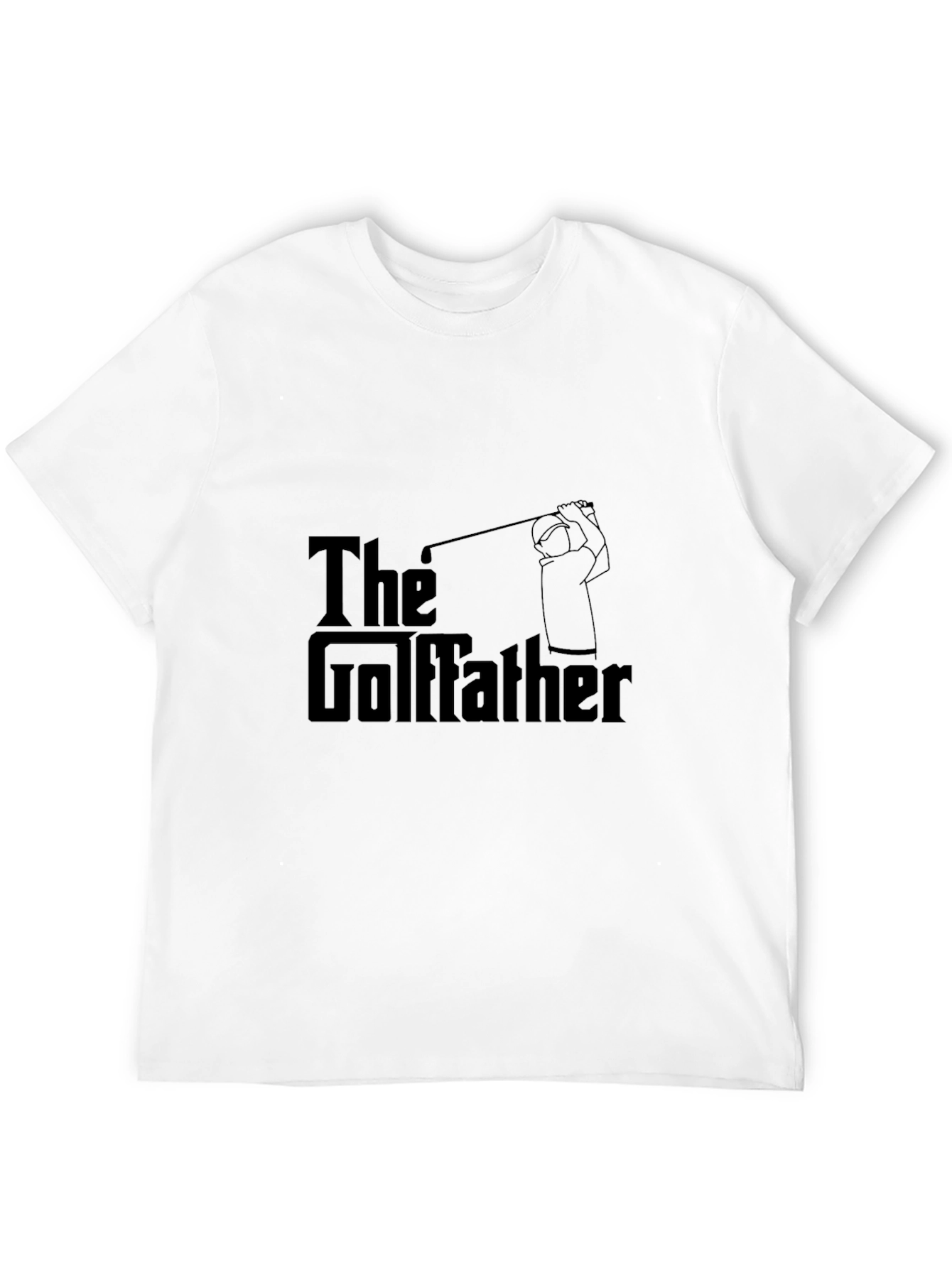 Black The Golfather T-Shirt - Golfing Humor Tee view 12