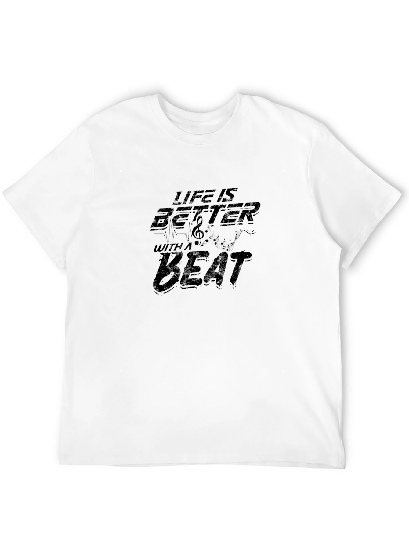 Black Life is Better with a Beat T-Shirt view 12