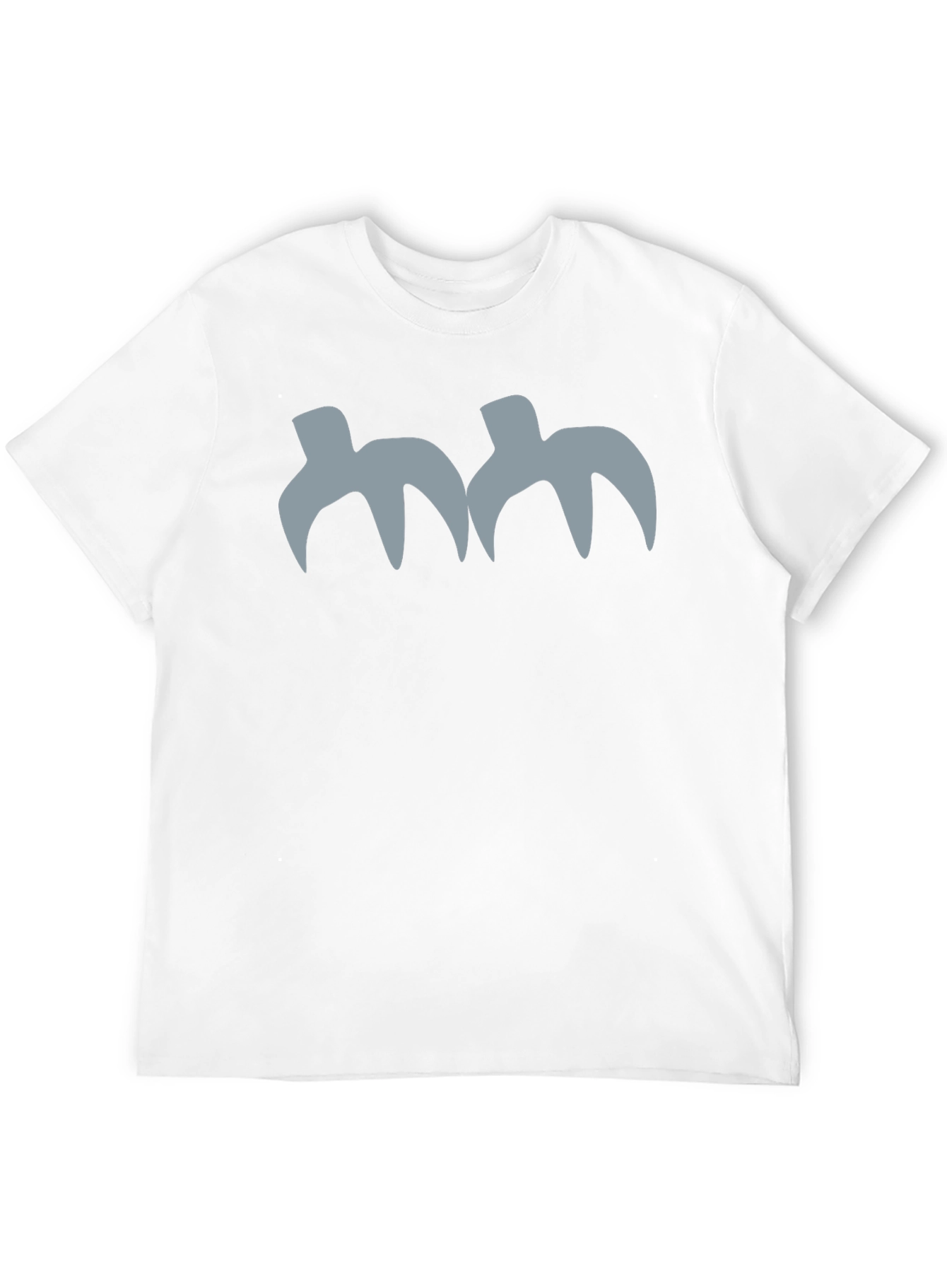 Black Abstract Bird Graphic Tee - Casual Comfort Style view 12