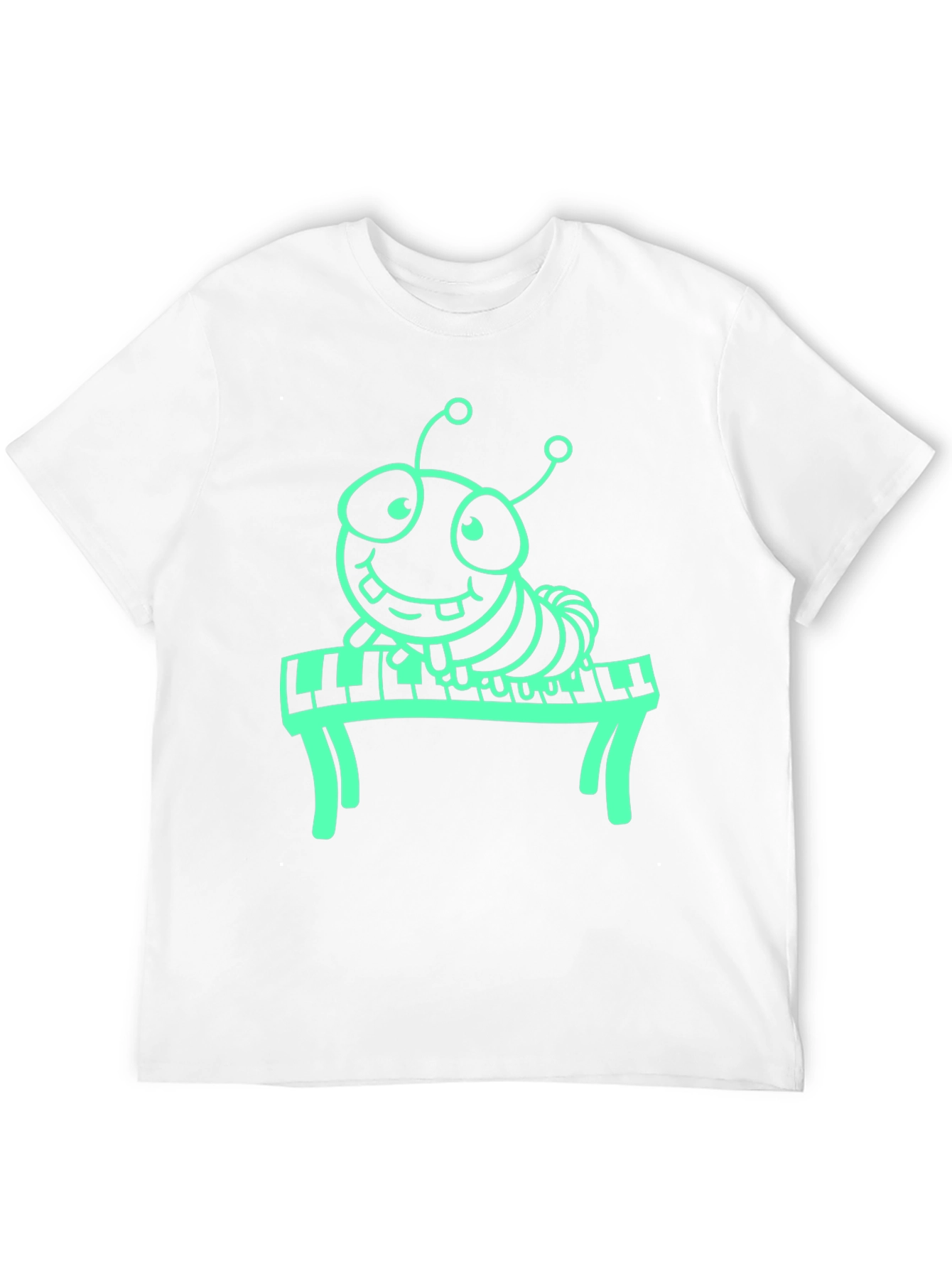 Black Piano Bug Black Tee view 12