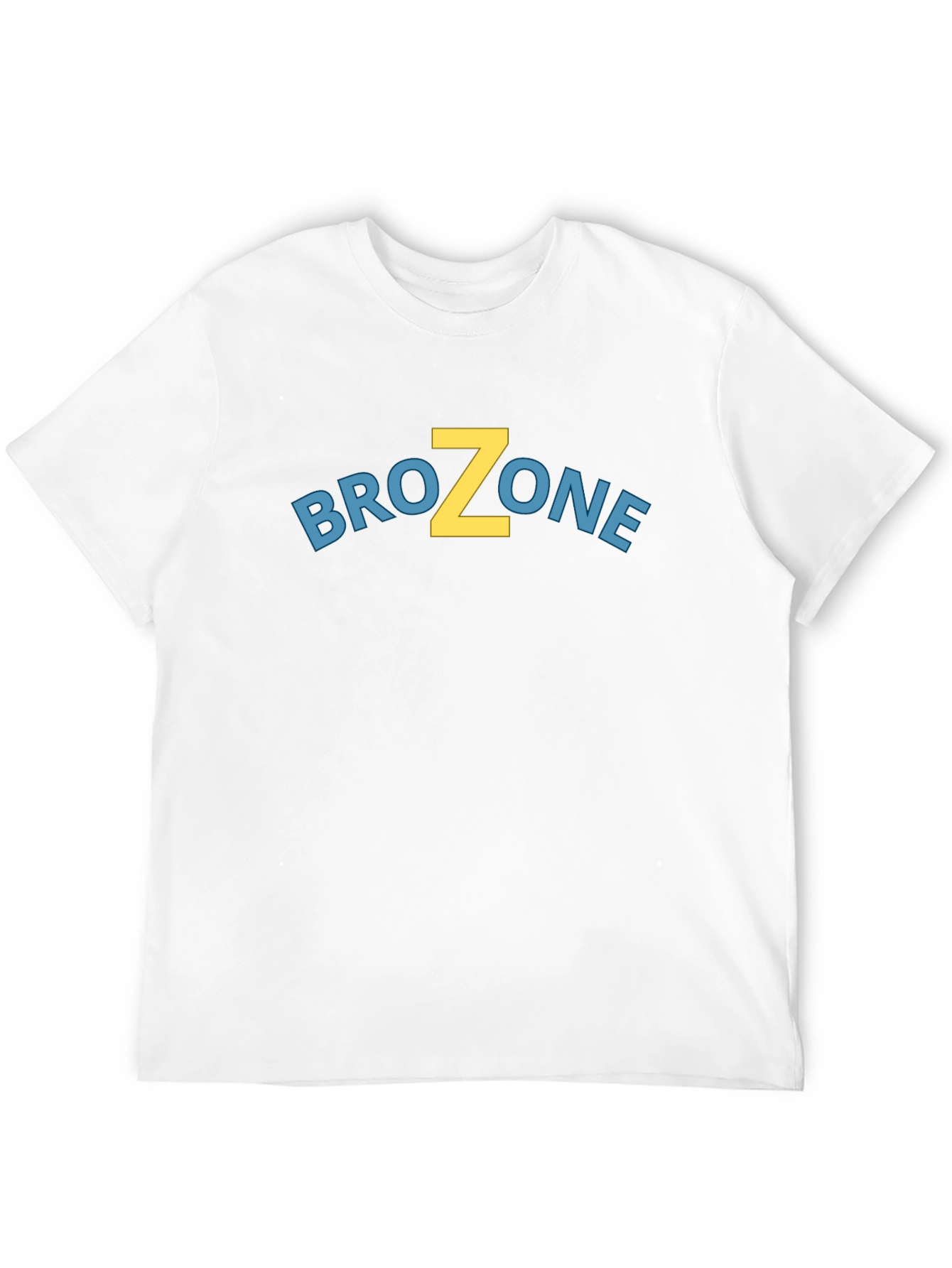 Black BroZone Graphic T-Shirt - Black Crew Neck Tee view 12