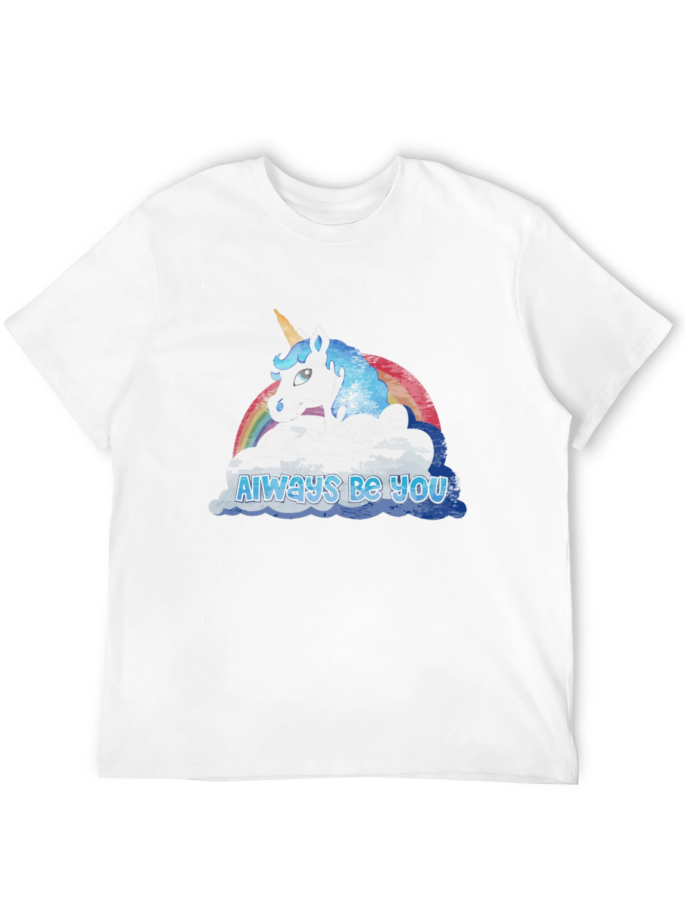 Black Always Be You Unicorn Graphic Tee - Soft Cotton Blend view 12