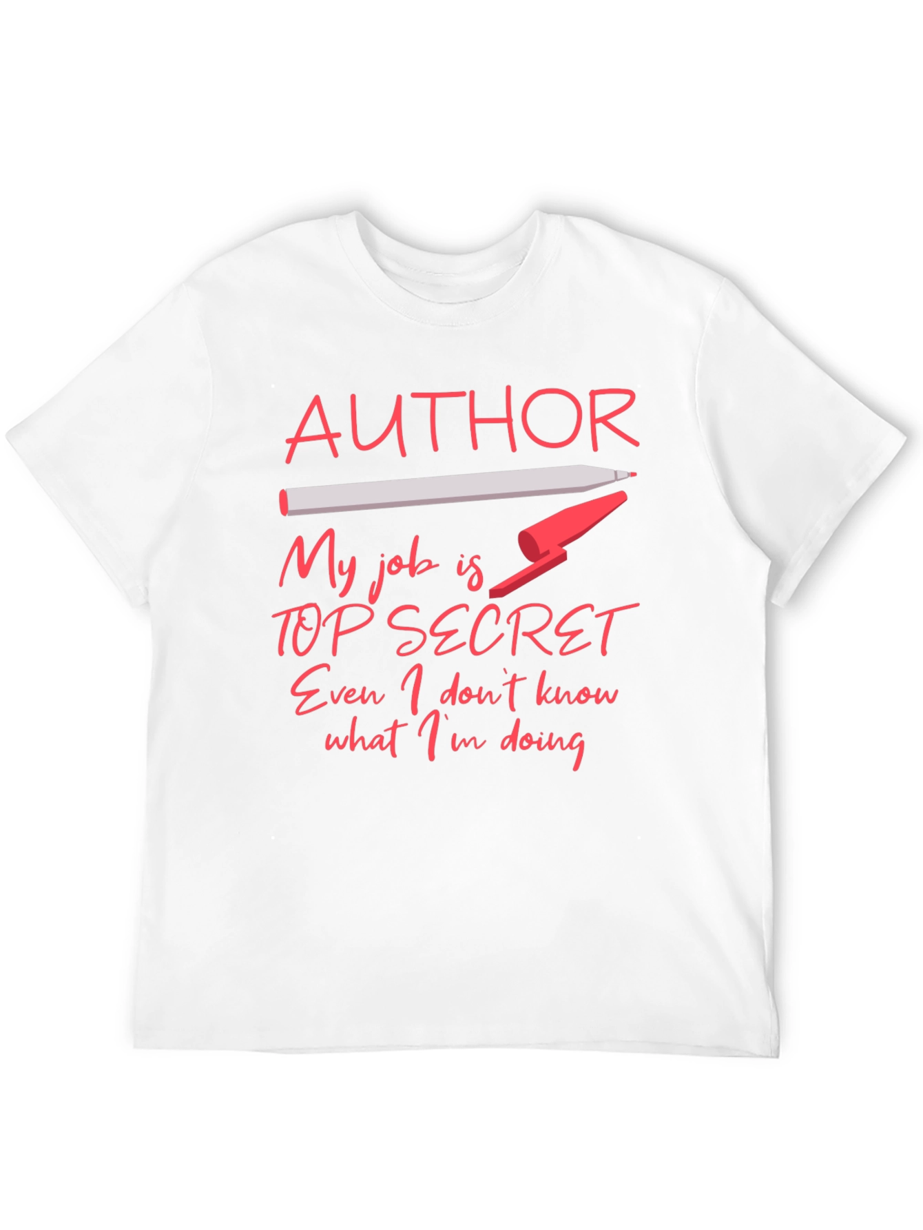 Author Top Secret Job T-Shirt - 12