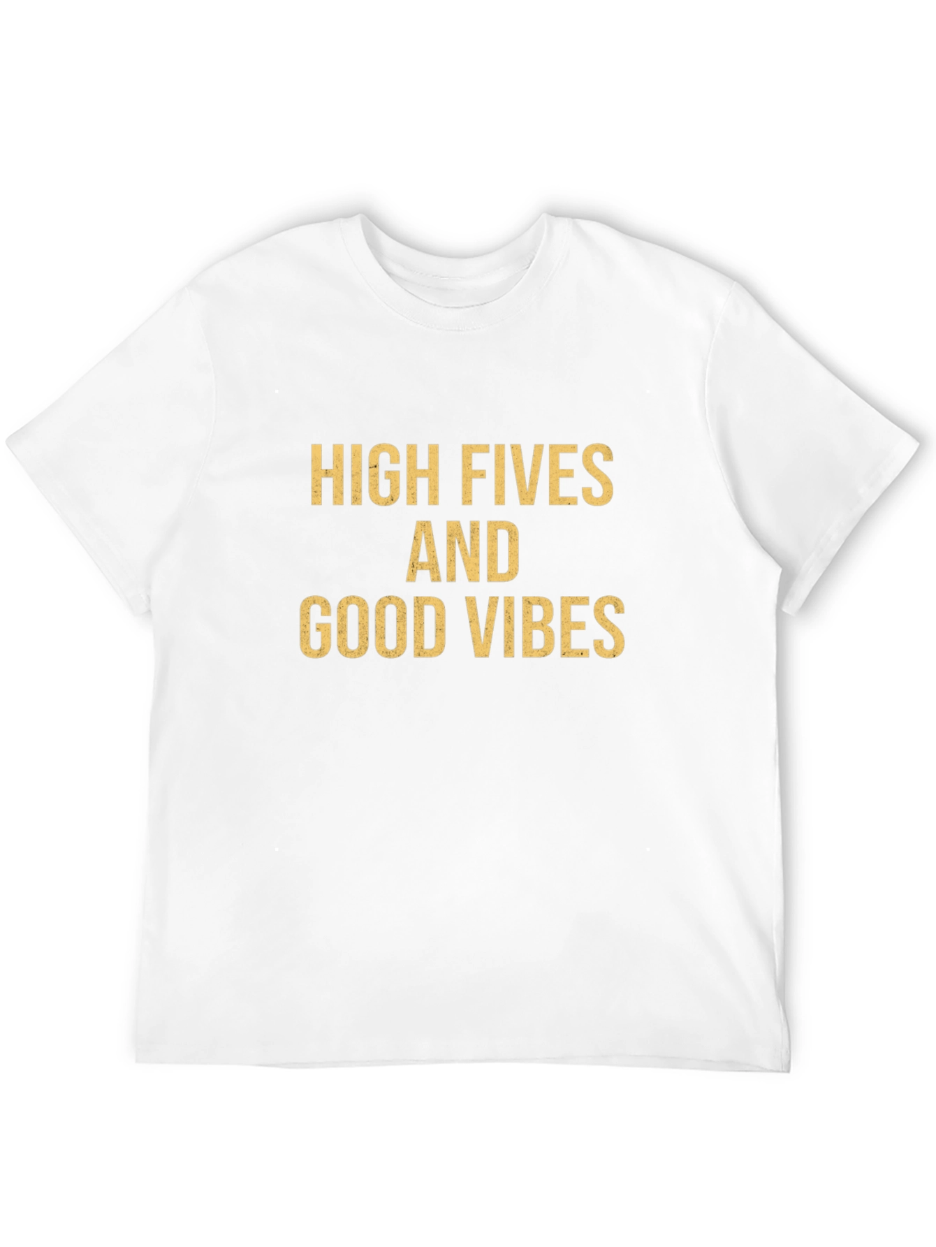 Black High Fives and Good Vibes Graphic Tee view 12