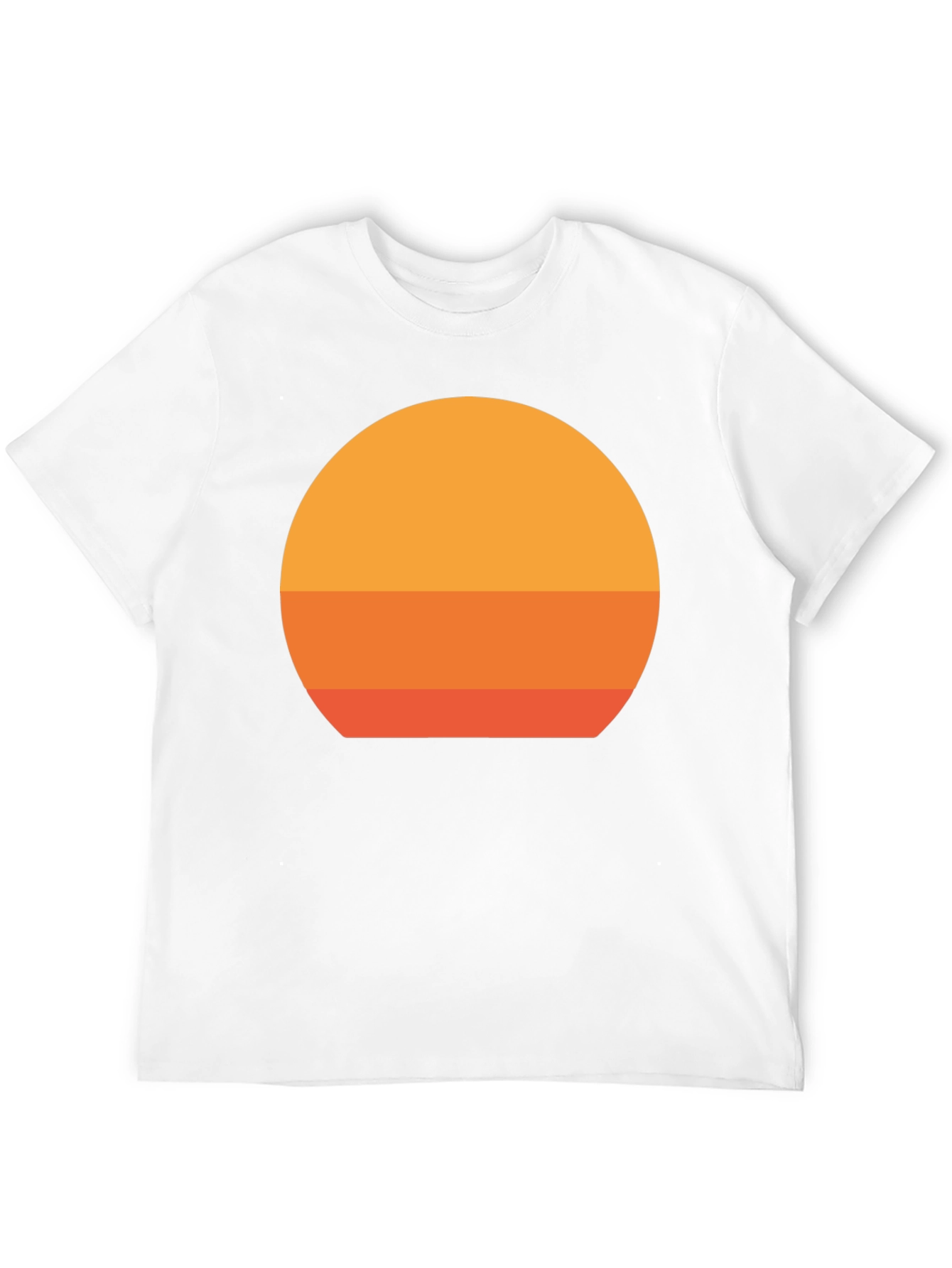 Black Retro Sunset Graphic Black T-Shirt view 12
