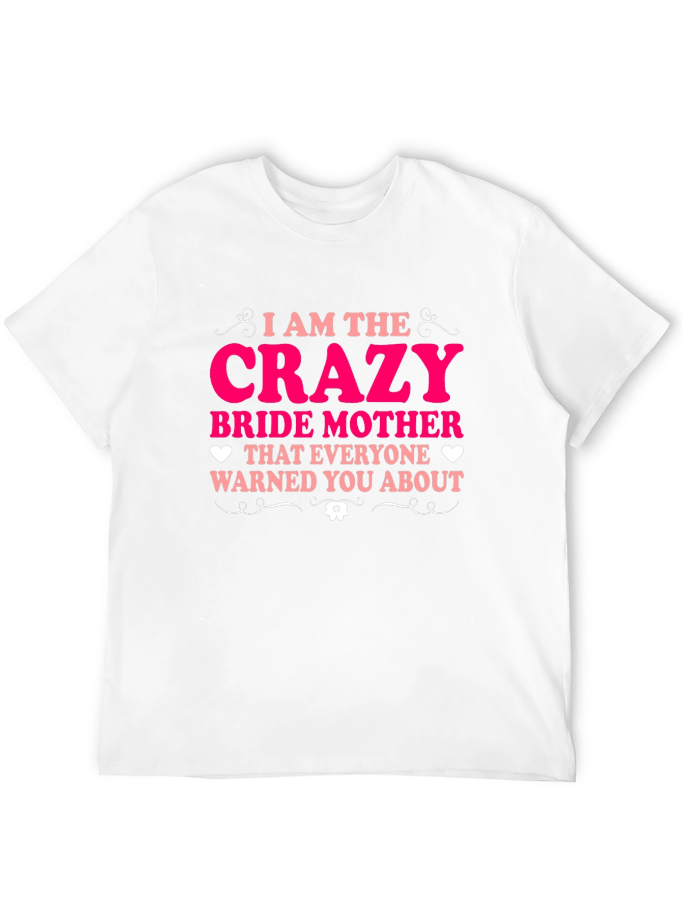 Black Crazy Bride Mother Tee view 12