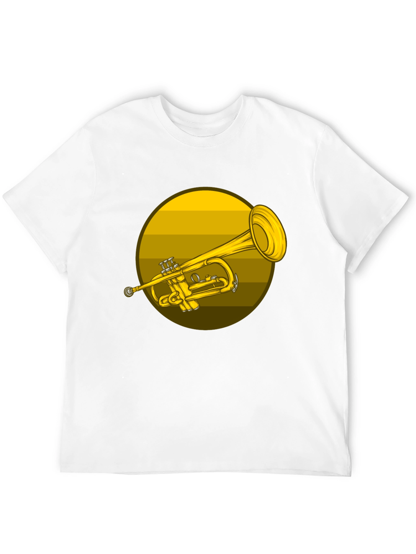 Black Trumpet Graphic T-Shirt - Music Lover Tee view 12