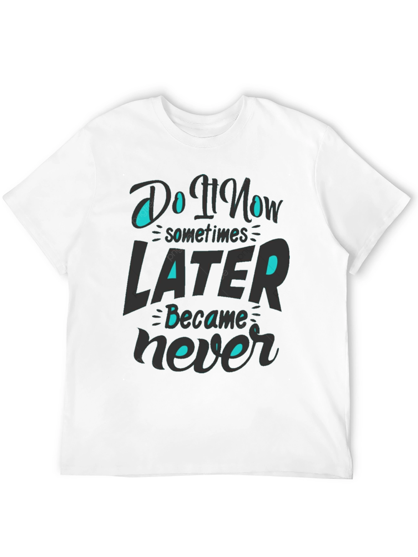 Black Do it Now T-Shirt view 12