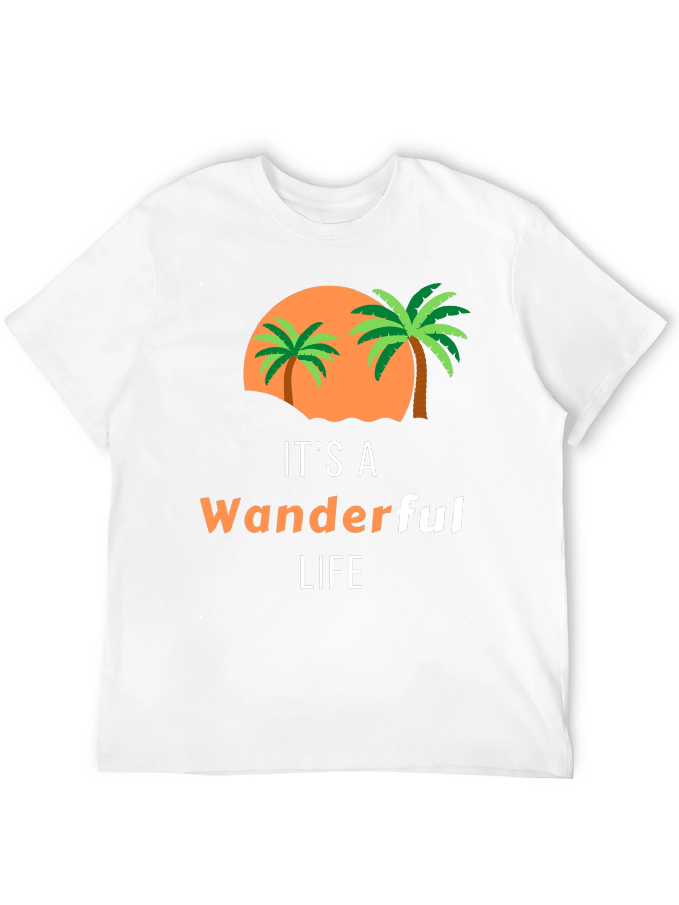 Black Wanderful Life Palm Tree Graphic Tee view 12