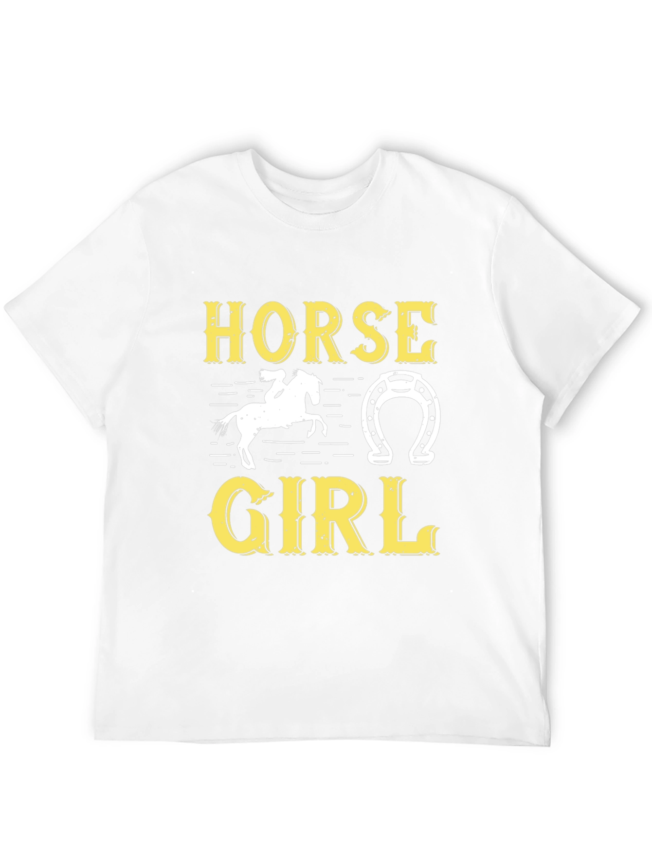 Black Horse Girl T-Shirt - Equestrian Tee view 12