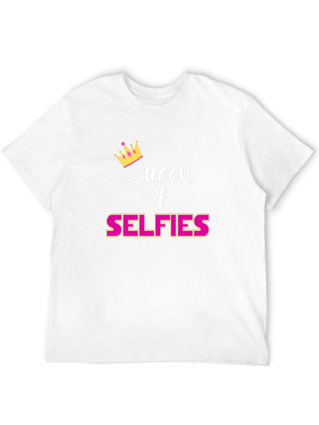 Black Queen of Selfies Black T-Shirt view 12