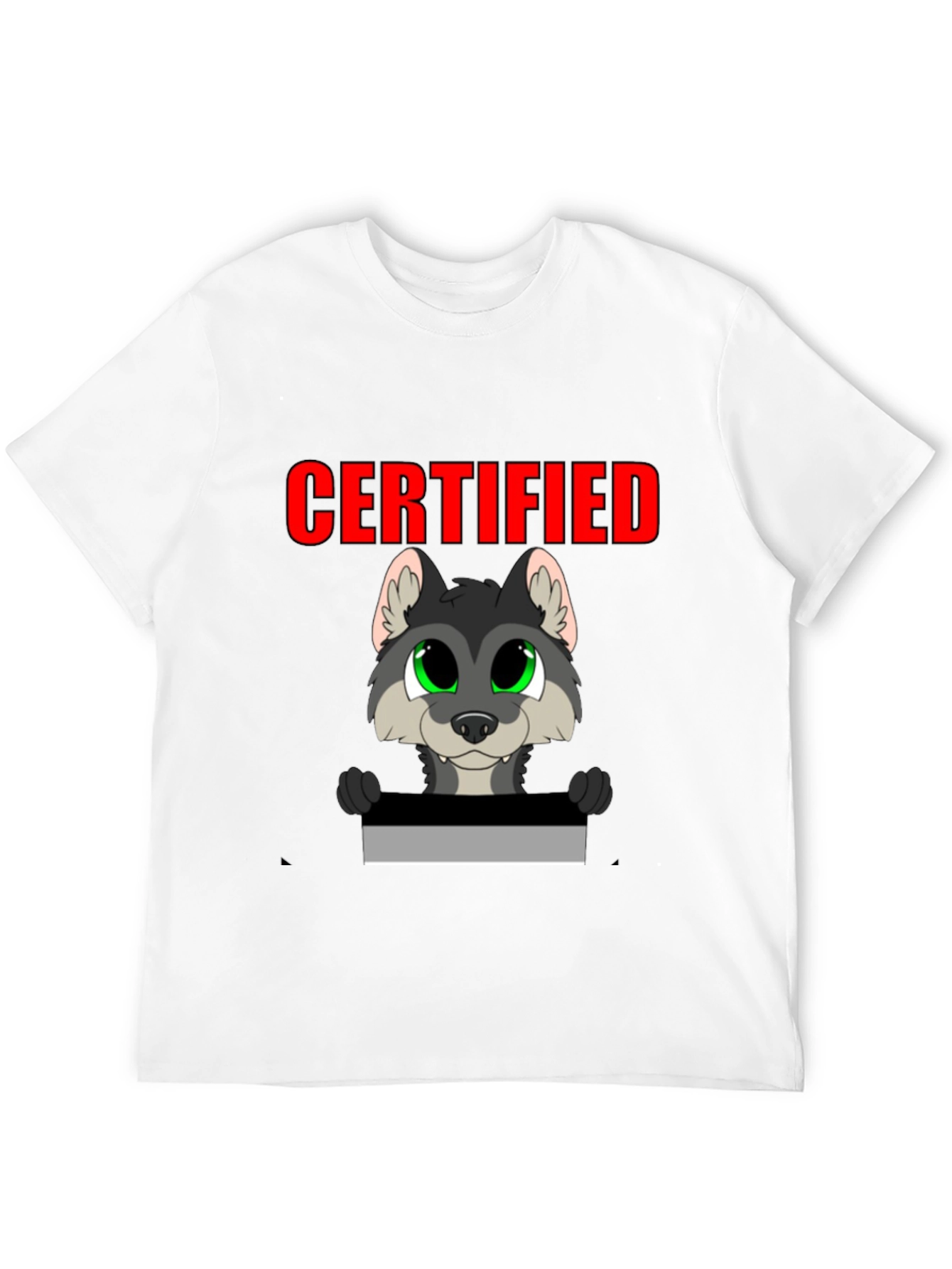 Black Certified Wolf Graphic T-Shirt - Black view 12
