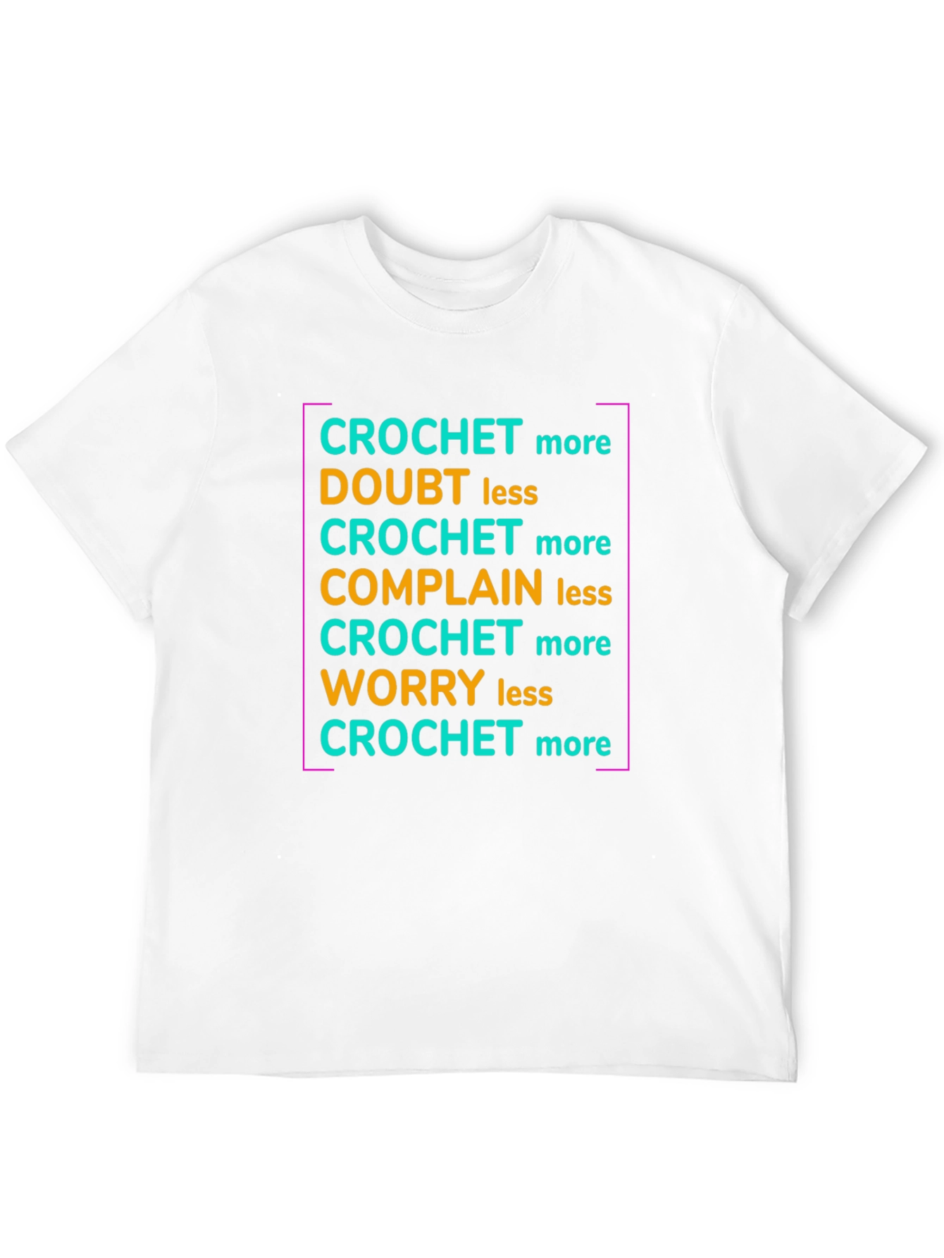 Black Crochet More T-Shirt - Hobby Apparel view 12