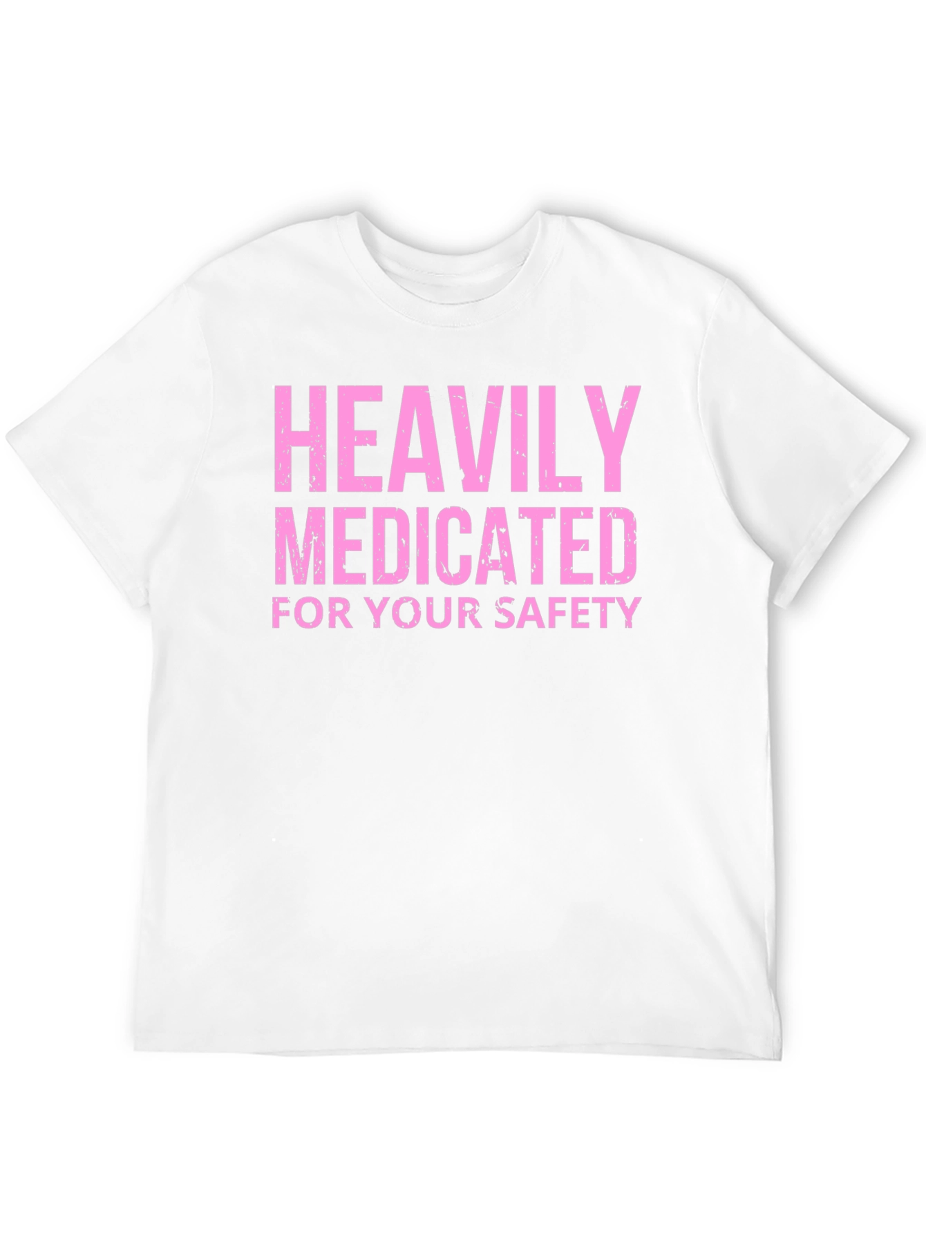 Black Heavily Medicated Funny Graphic Tee view 12