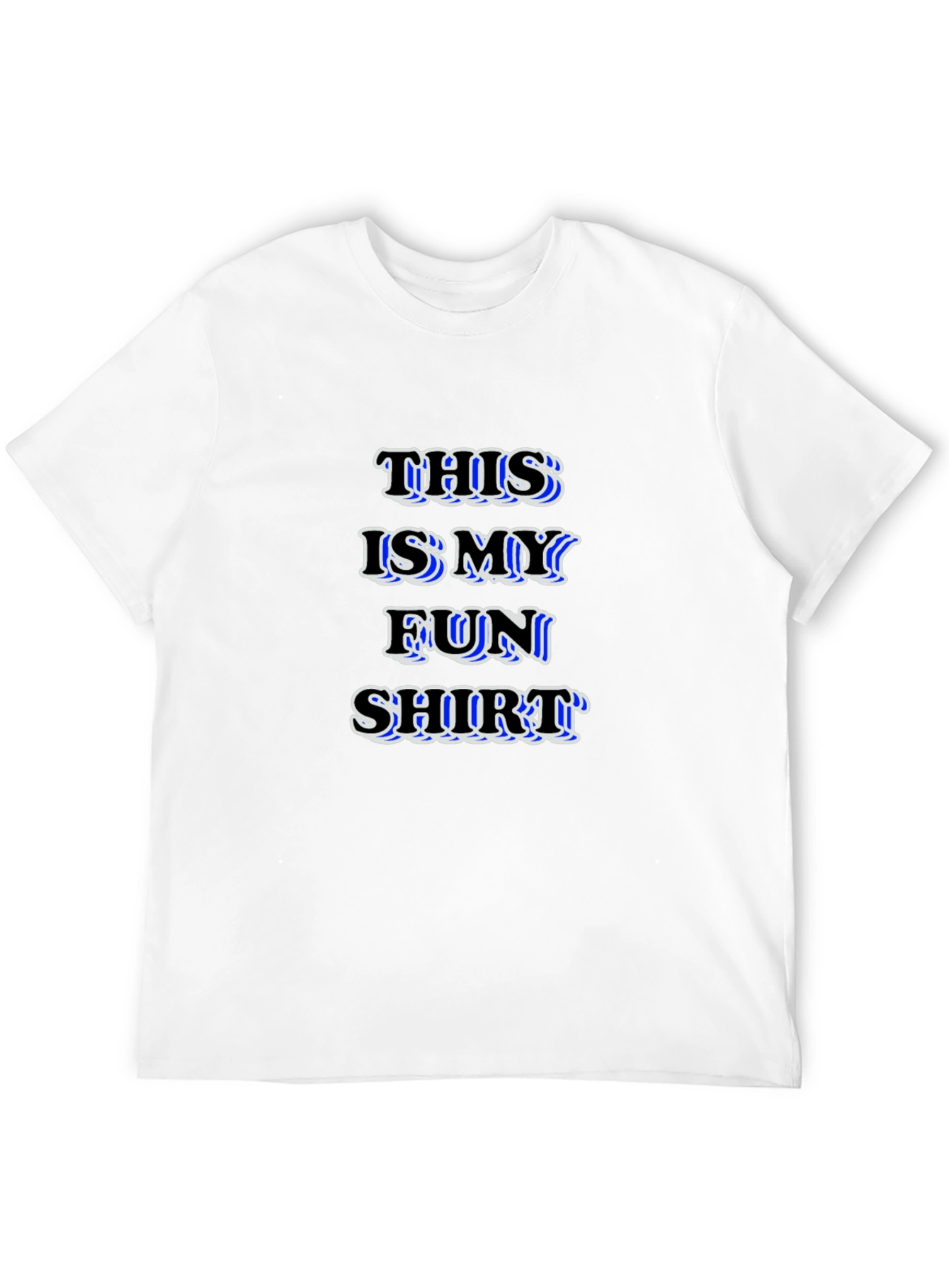 Black Fun Shirt Men's T-Shirt - Funny Slogan Tee view 12