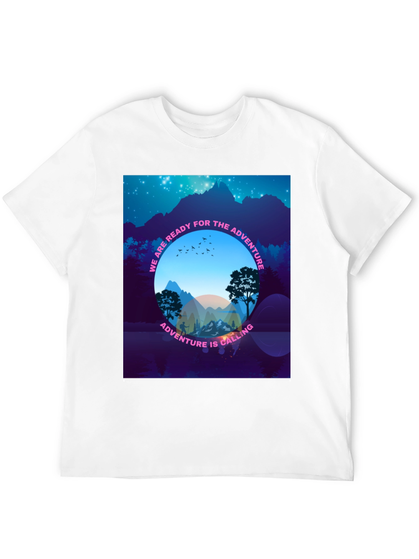 Black Adventure Calling T-Shirt - Ready for the Outdoors view 12