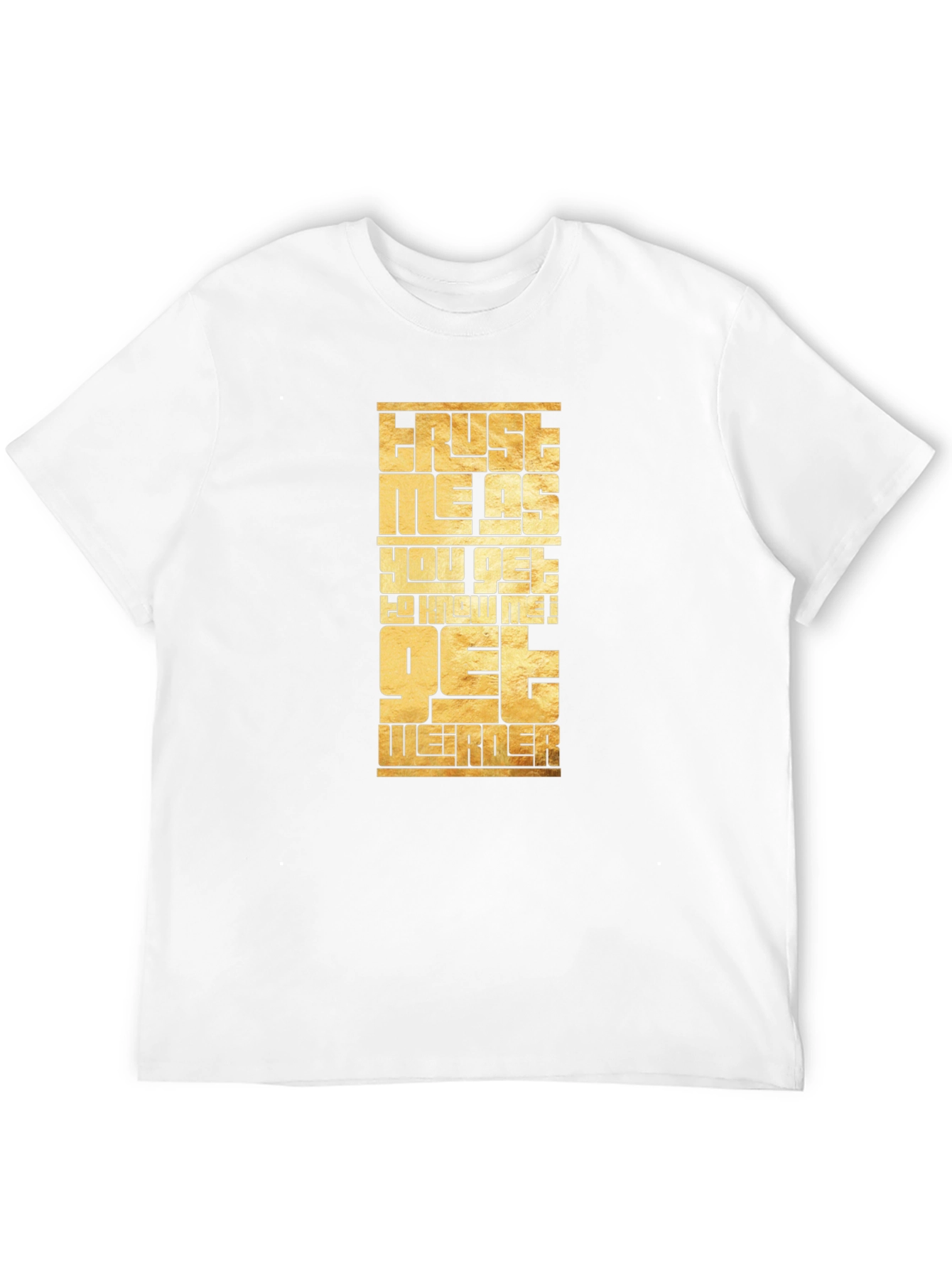 Black Trust Me Get Weirder Graphic T-Shirt view 12