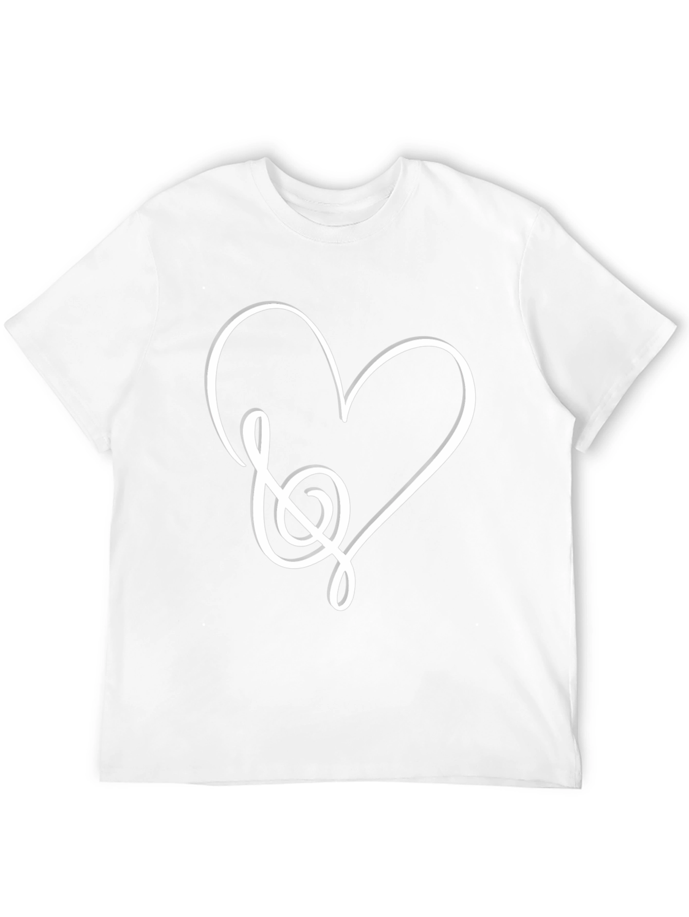 Black Musical Heart Graphic Tee - Black view 12