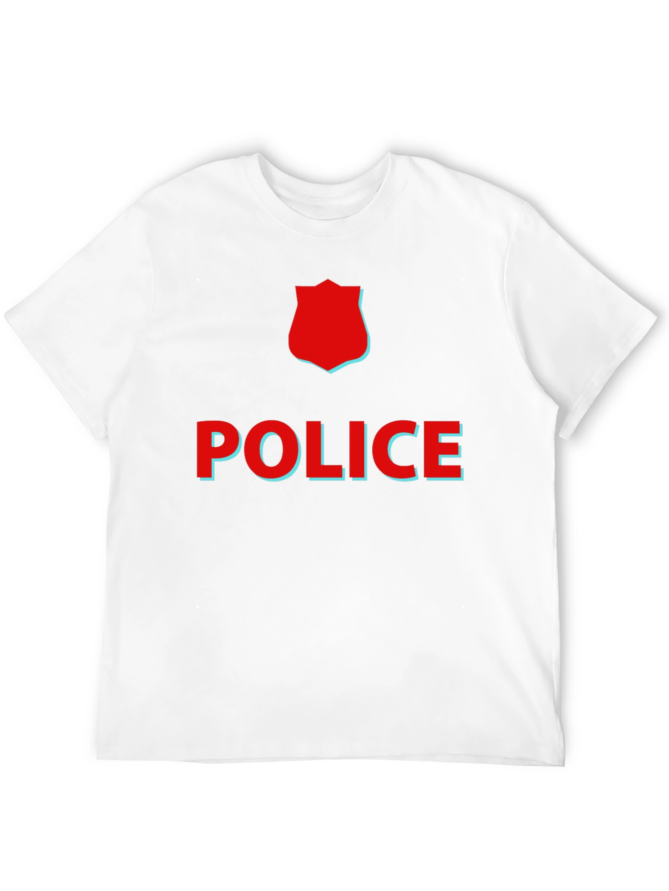 Black Novelty Police Graphic Tee view 12