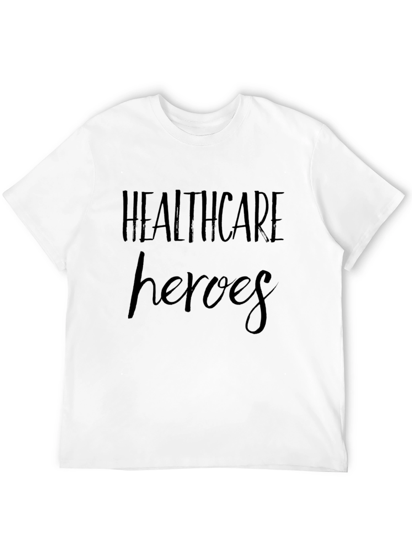Black Healthcare Heroes Graphic T-Shirt view 12