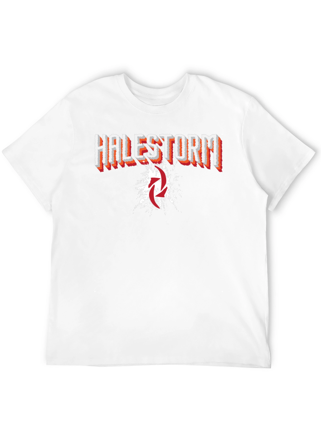 Black Halestorm Band Graphic Print Black T-Shirt view 12