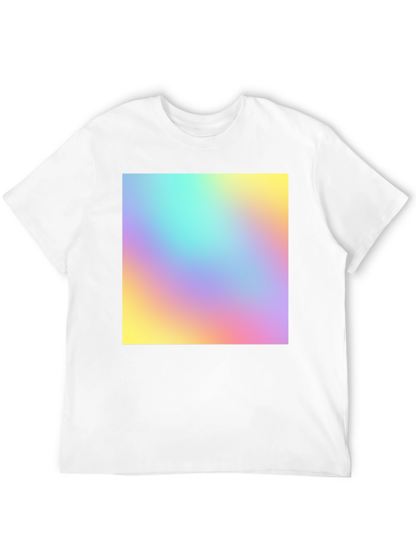 Black Vibrant Gradient T-Shirt view 12