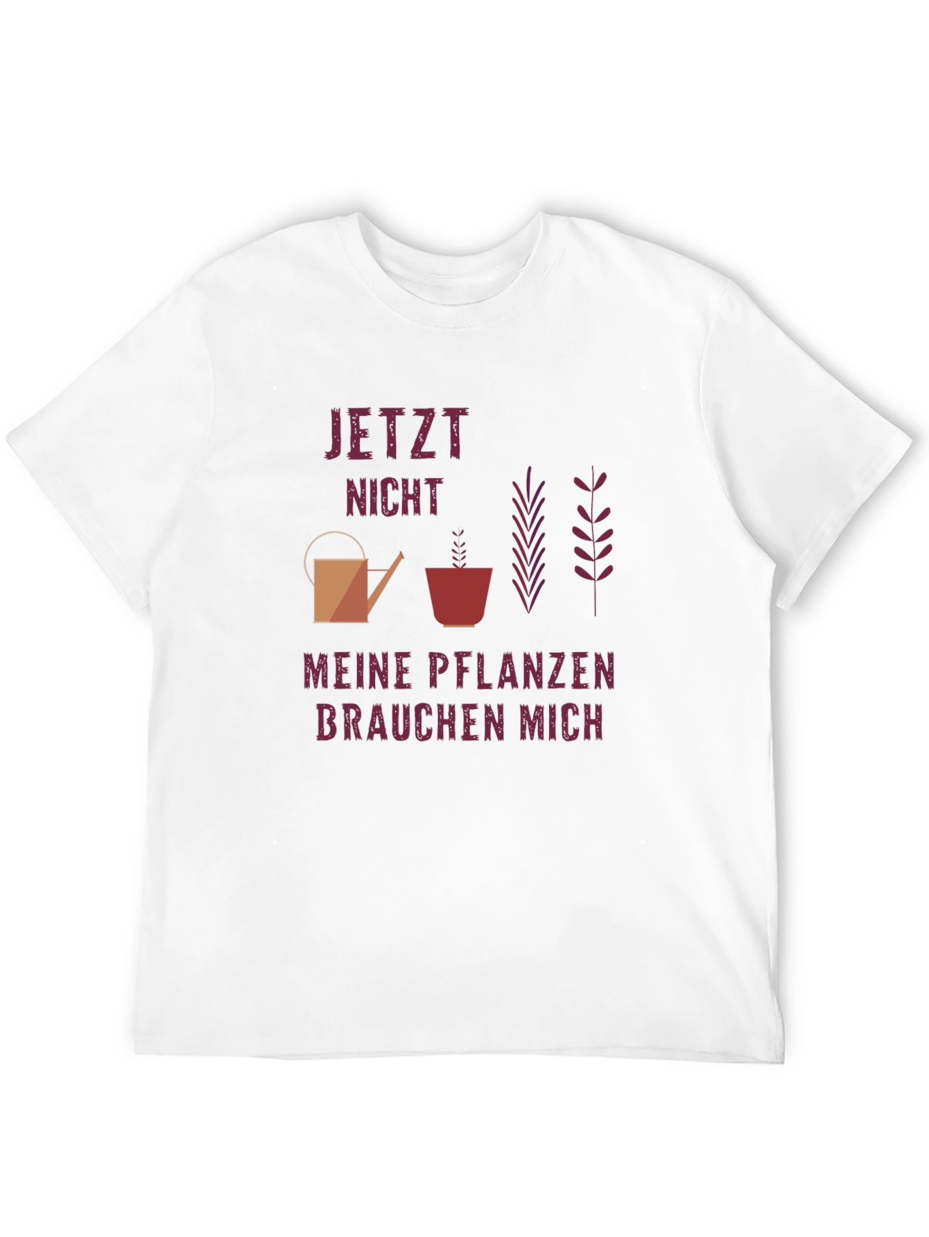 Black Gardener T-Shirt - Plants Need Me Design view 12