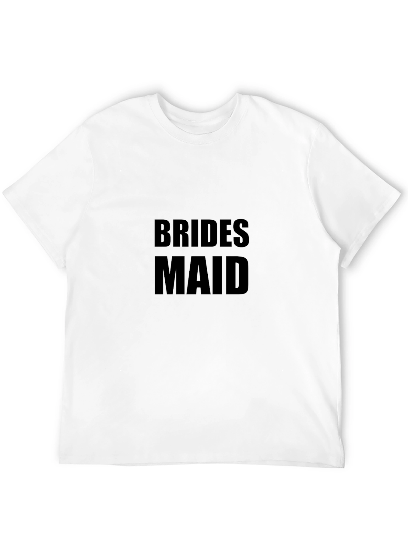 Black Bridesmaid Crew Tee - Wedding Party Shirt view 12