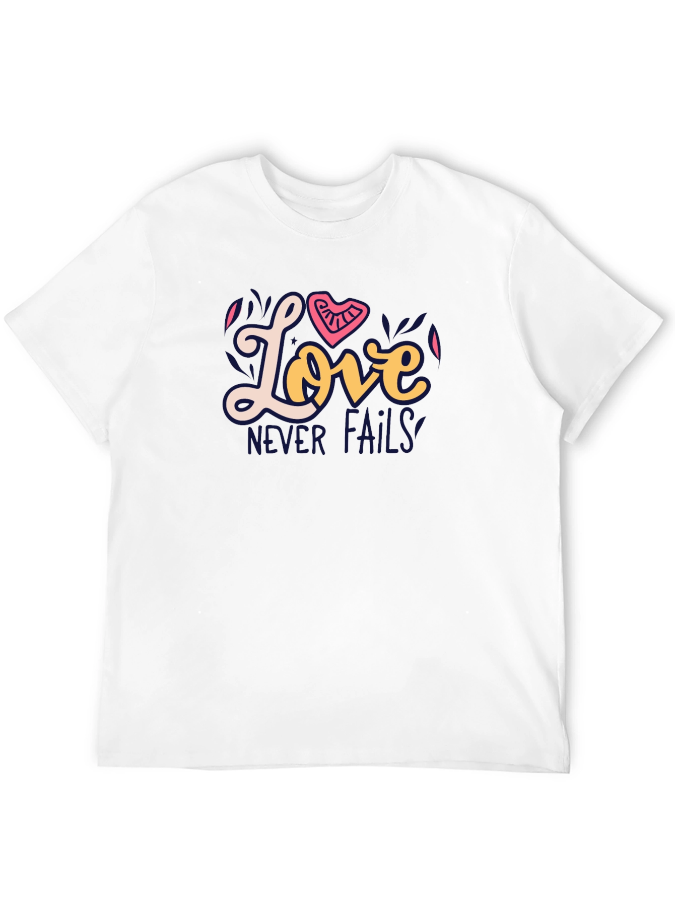 Black Love Never Fails Graphic Tee view 12