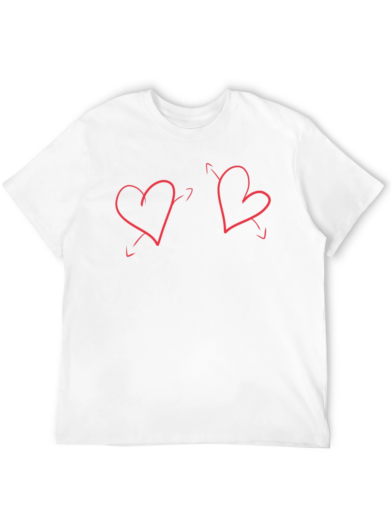 Black Heart Arrow Graphic Tee - Trendy Black T-Shirt view 12