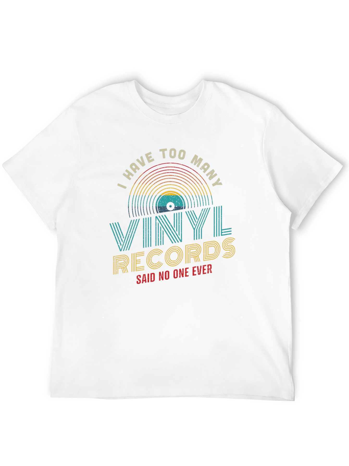 Black Vinyl Records T-Shirt - I Have Too Many! view 12