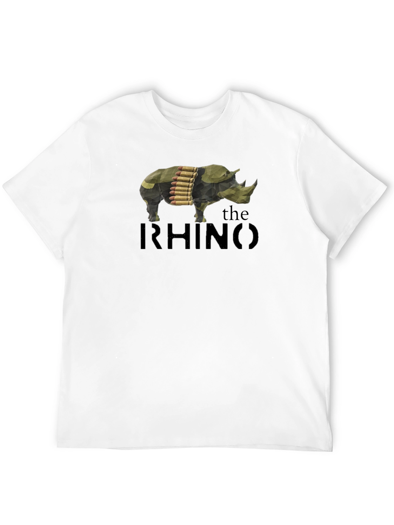 Black The Rhino Graphic T-Shirt - Men's Black Tee view 12