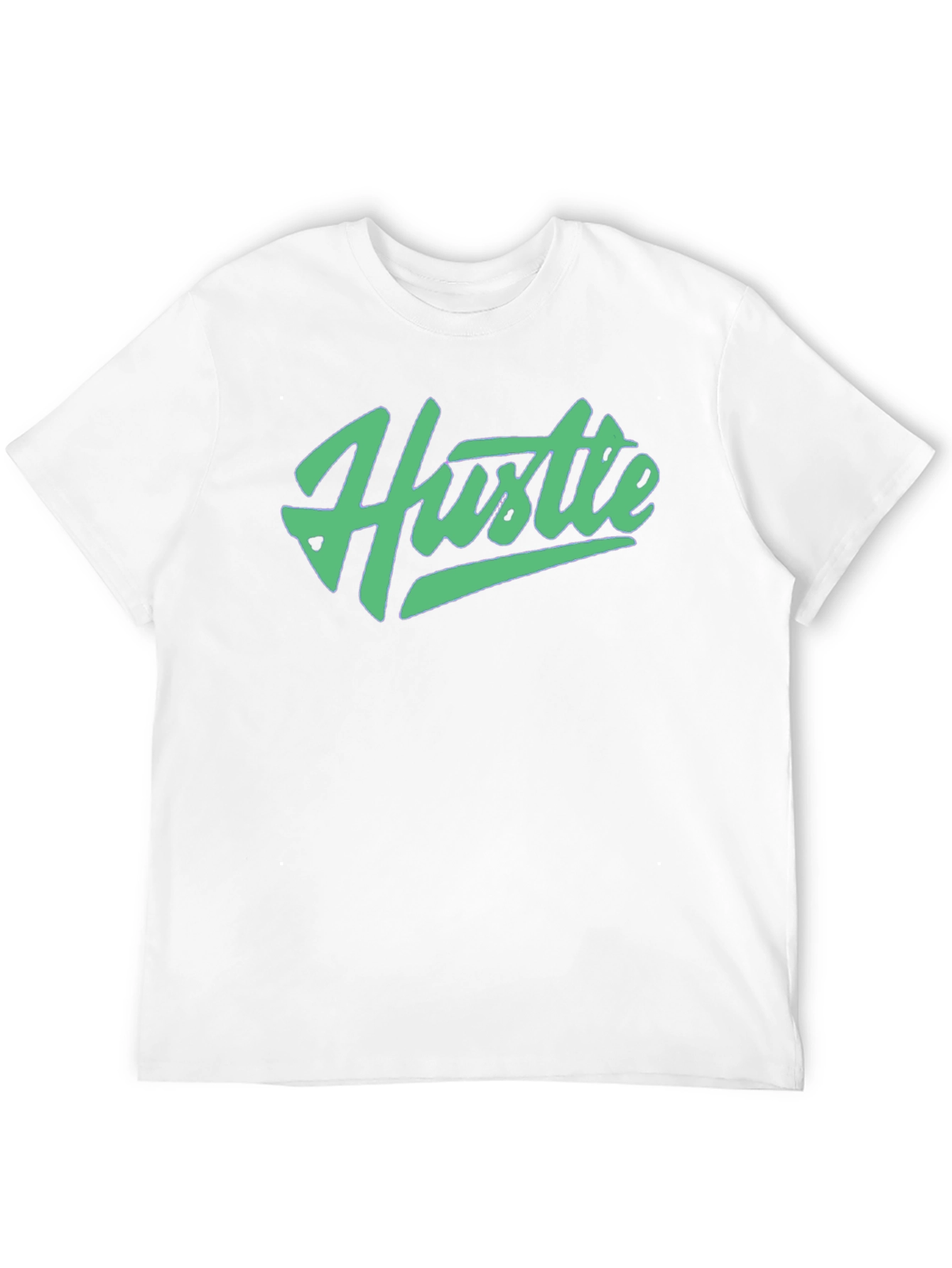 Black Hustle Graphic T-Shirt - Black Crew Neck Tee view 12