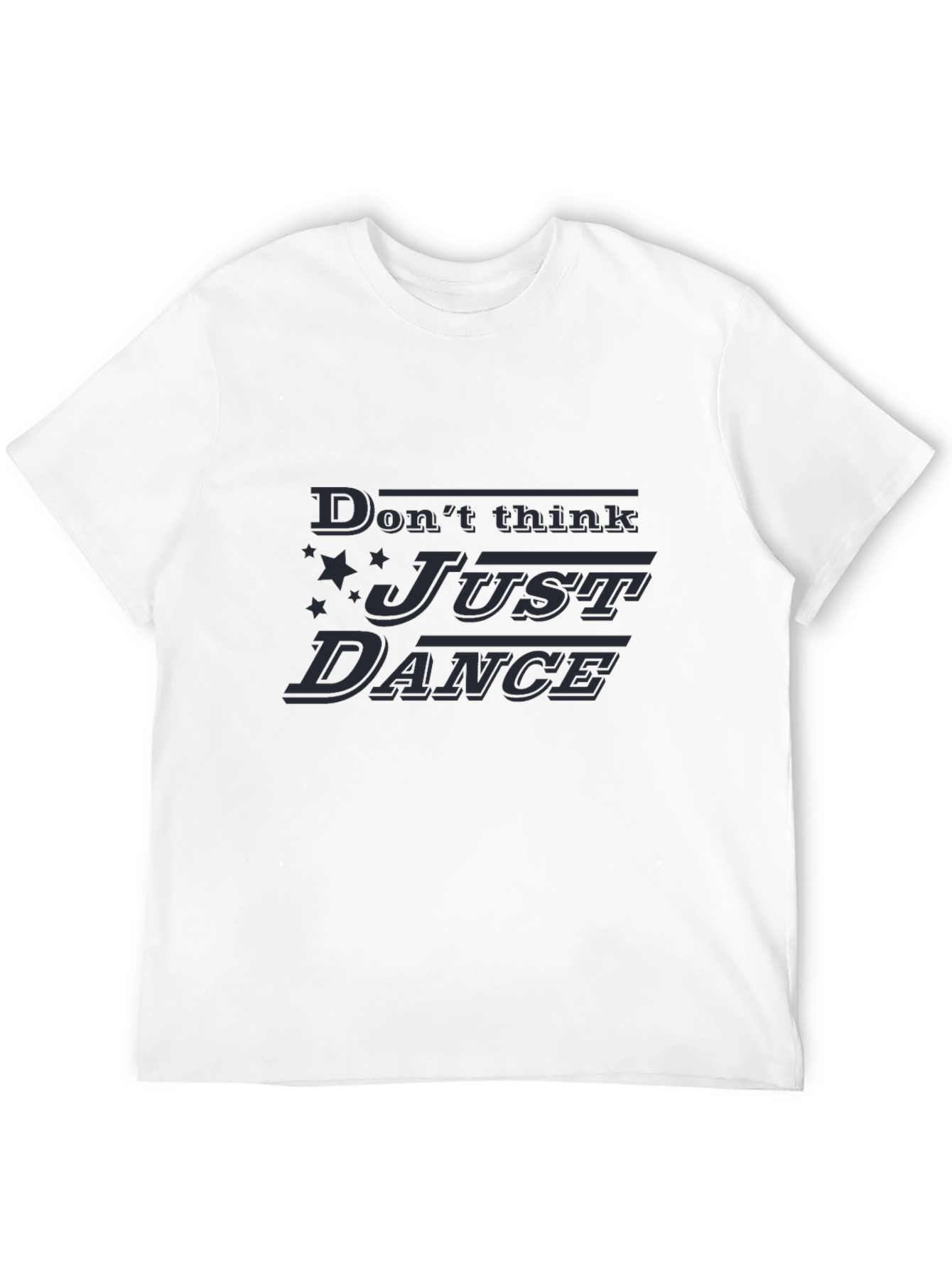 Black Just Dance Graphic Tee - Black Cotton Blend view 12